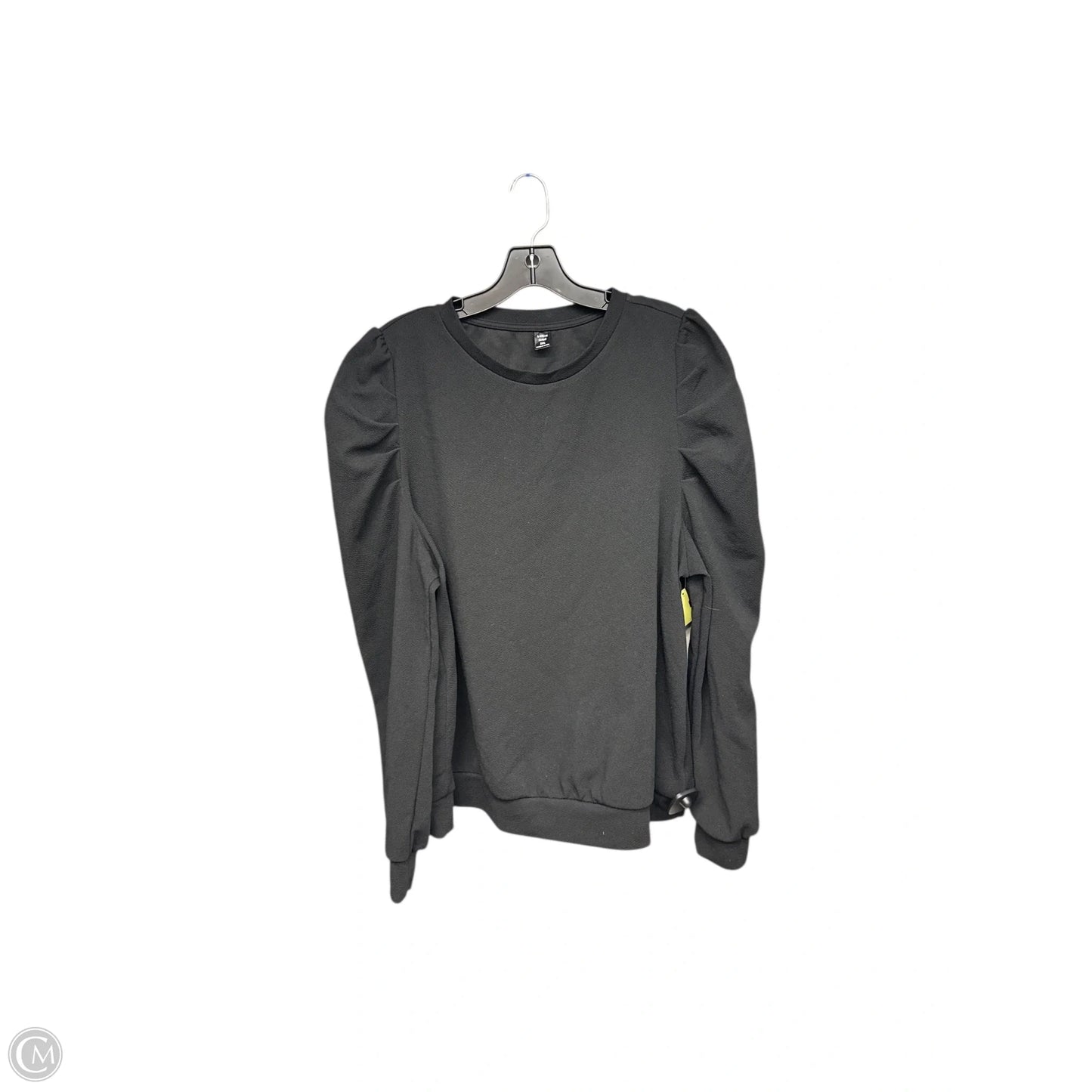 Top Long Sleeve By Shein In Black, Size: 2x