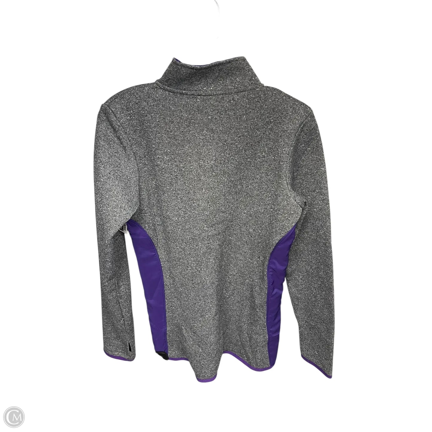 Athletic Jacket By Nfl In Grey & Purple, Size: S