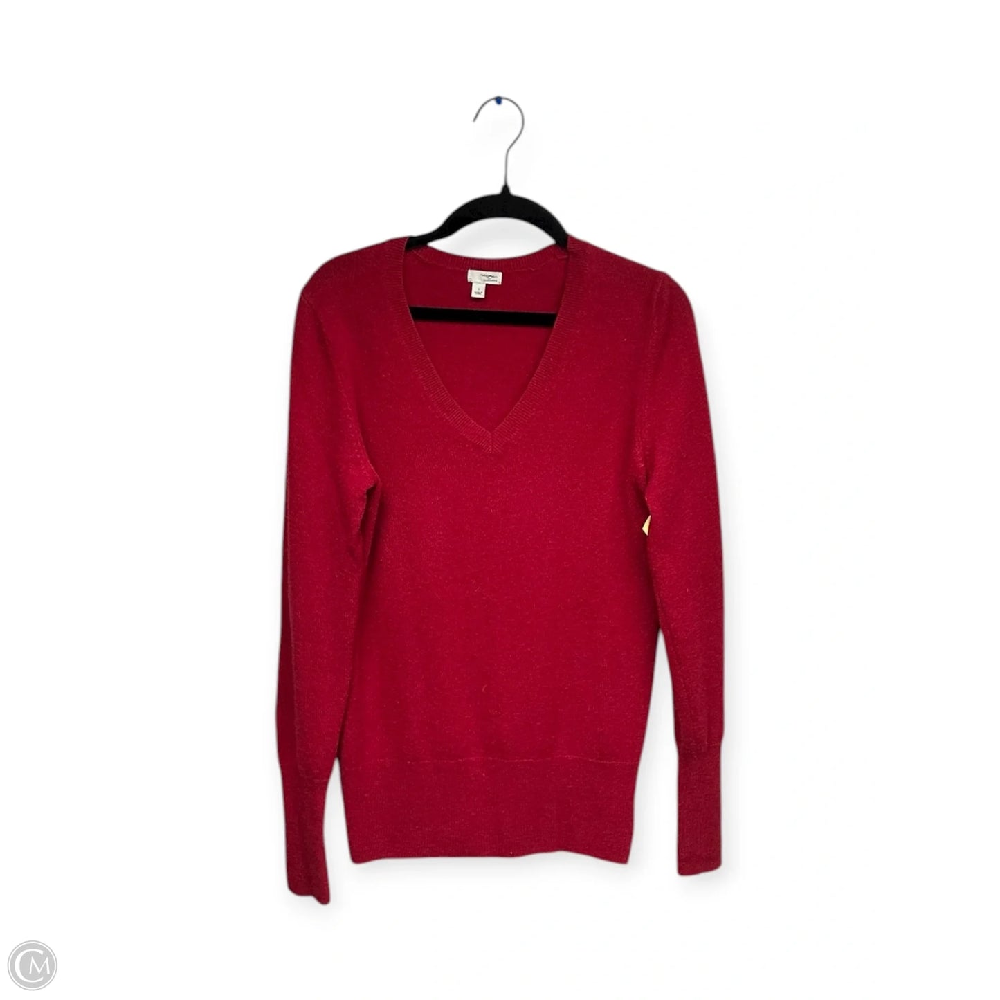 Sweater Cashmere By Halogen In Red, Size: S