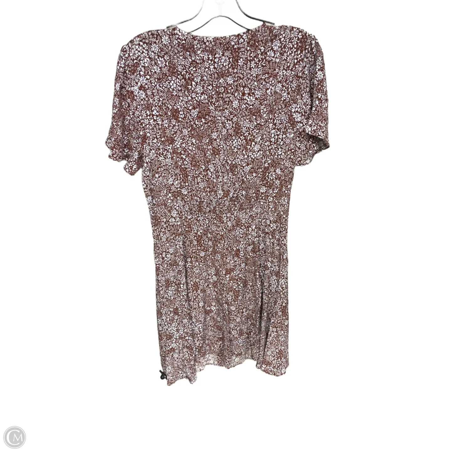 Dress Casual Midi By Madewell In Brown, Size: 10