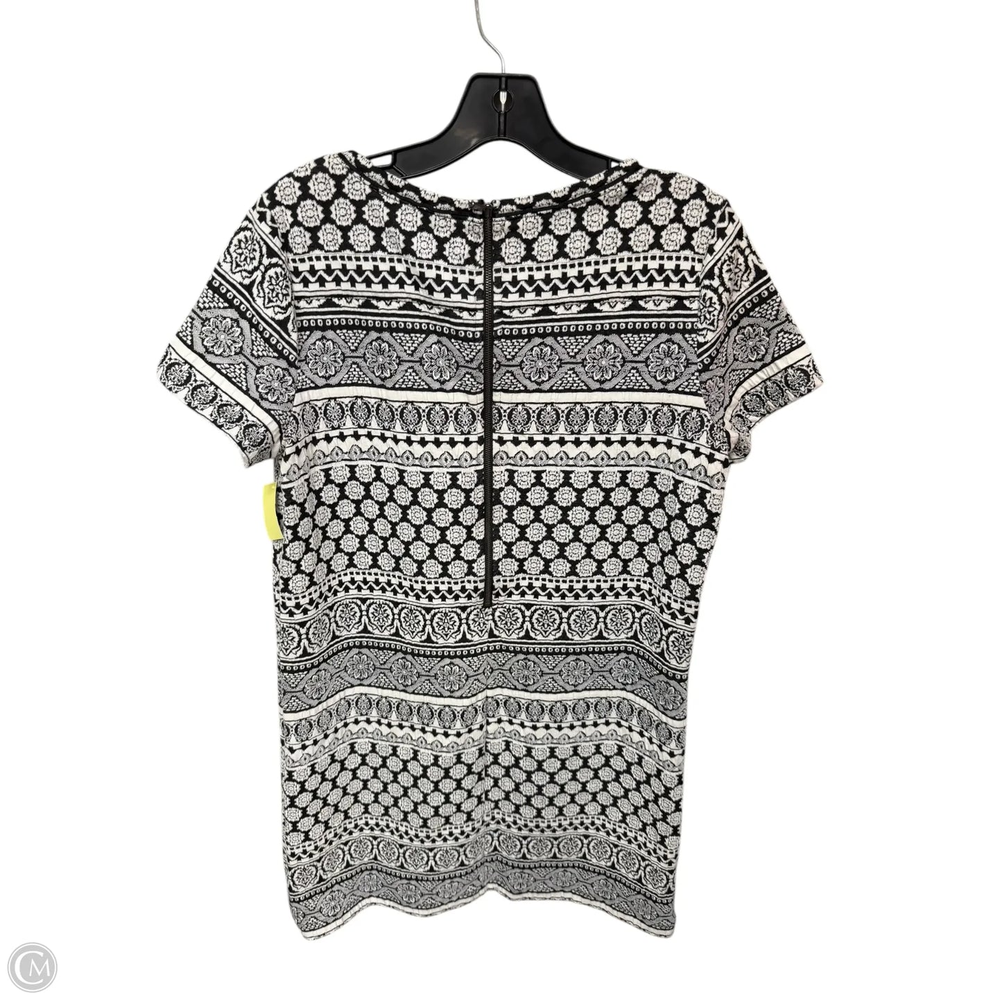 Dress Casual Midi By Loft In Black & White, Size: M