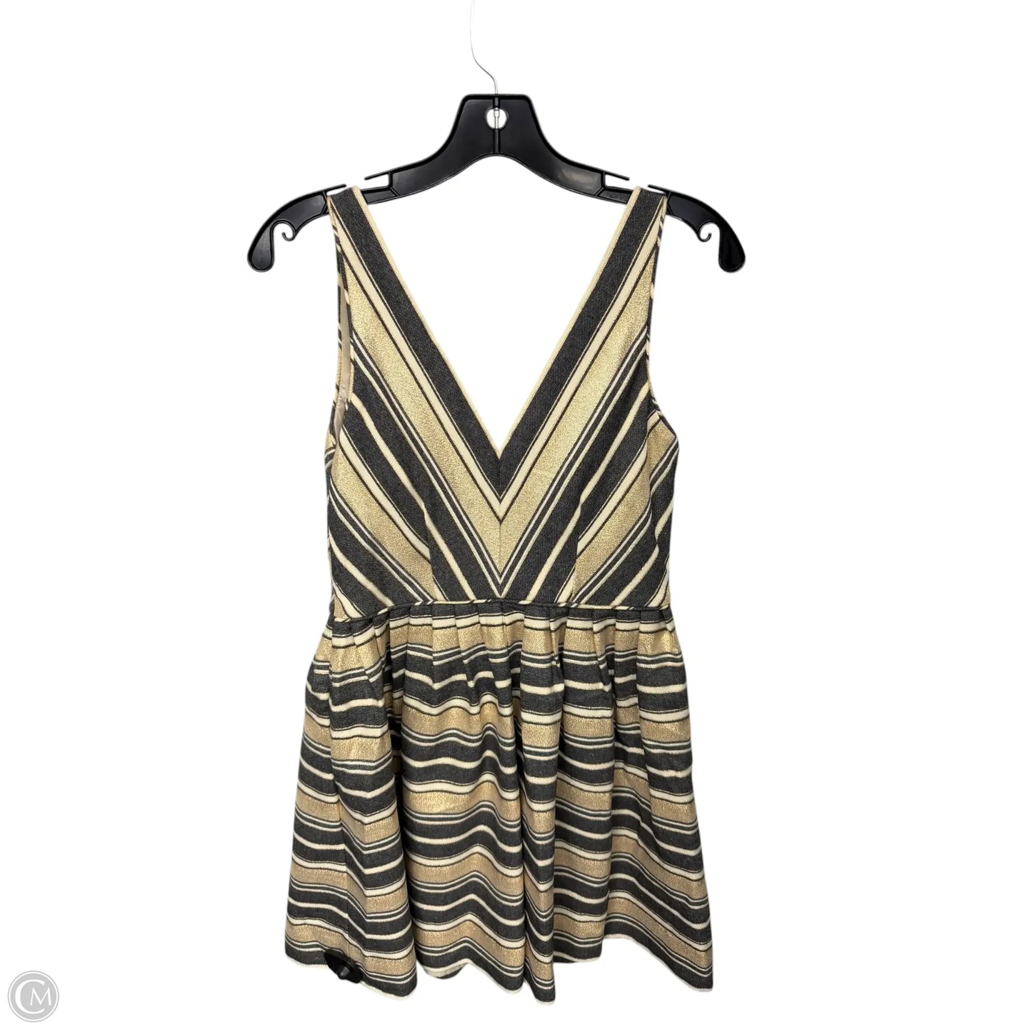 Dress Party Short By J. Crew In Gold & Grey, Size: 4