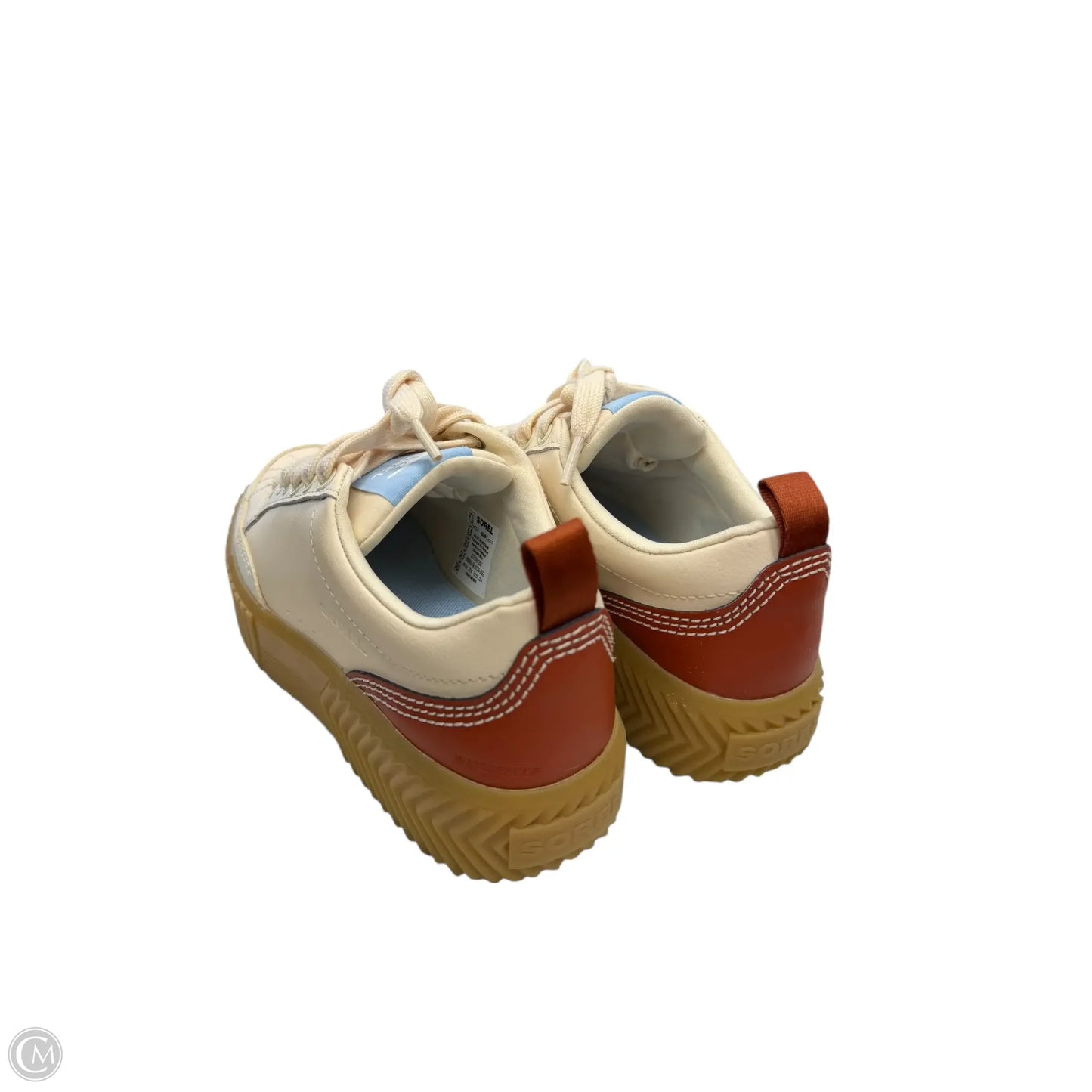 Shoes Sneakers By Sorel In Cream & Orange, Size: 7.5