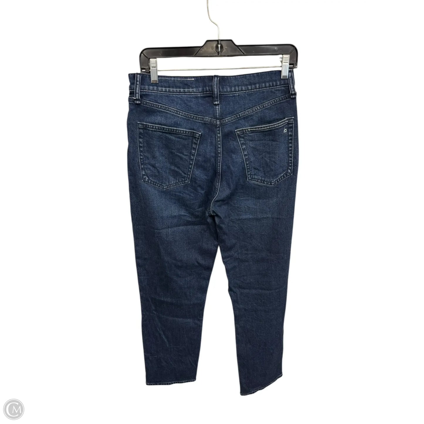 Jeans Straight By Rag And Bone In Blue Denim, Size: 28