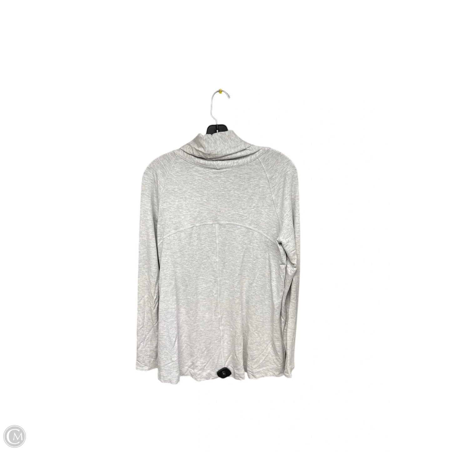 Sweatshirt Collar By Lululemon In Grey, Size: 8