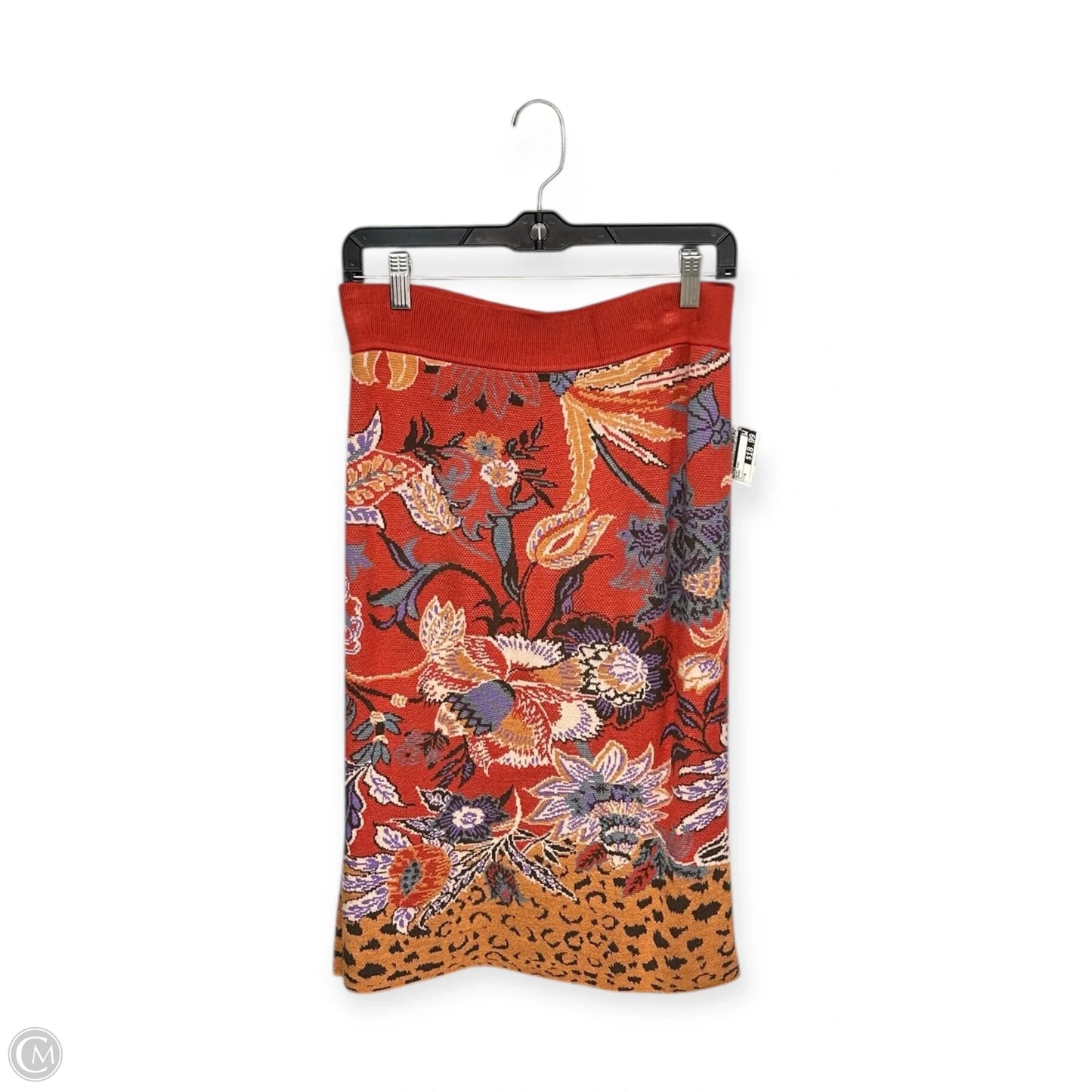 Skirt Midi By Maeve In Orange, Size: M