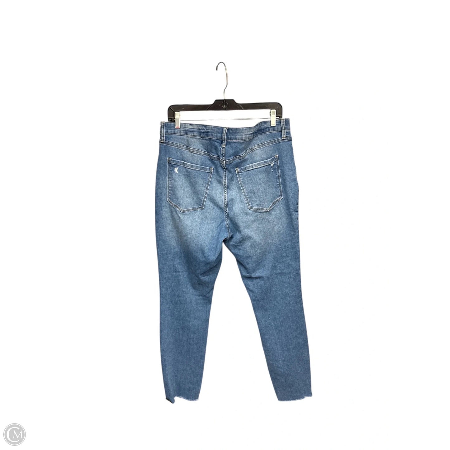 Jeans Skinny By Lc Lauren Conrad In Blue Denim, Size: 16