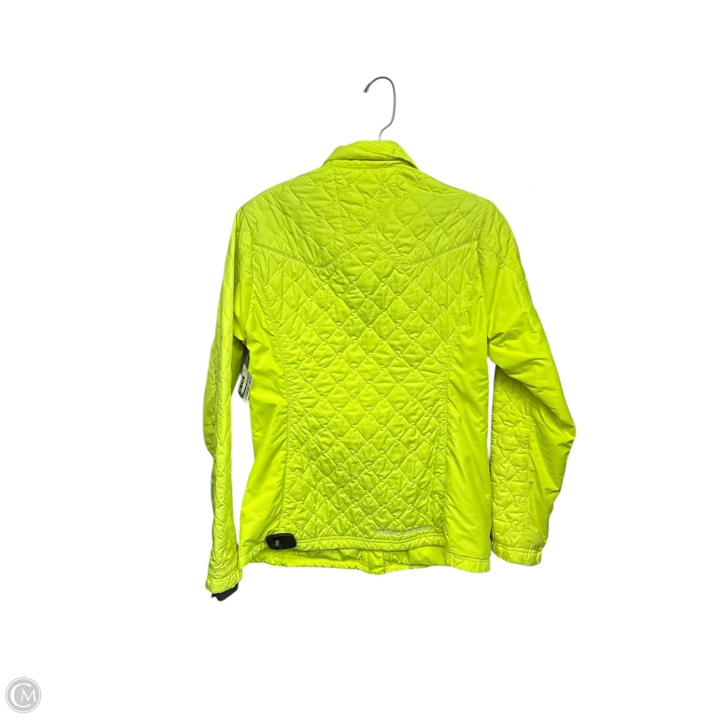 Athletic Jacket By Under Armour In Yellow, Size: S