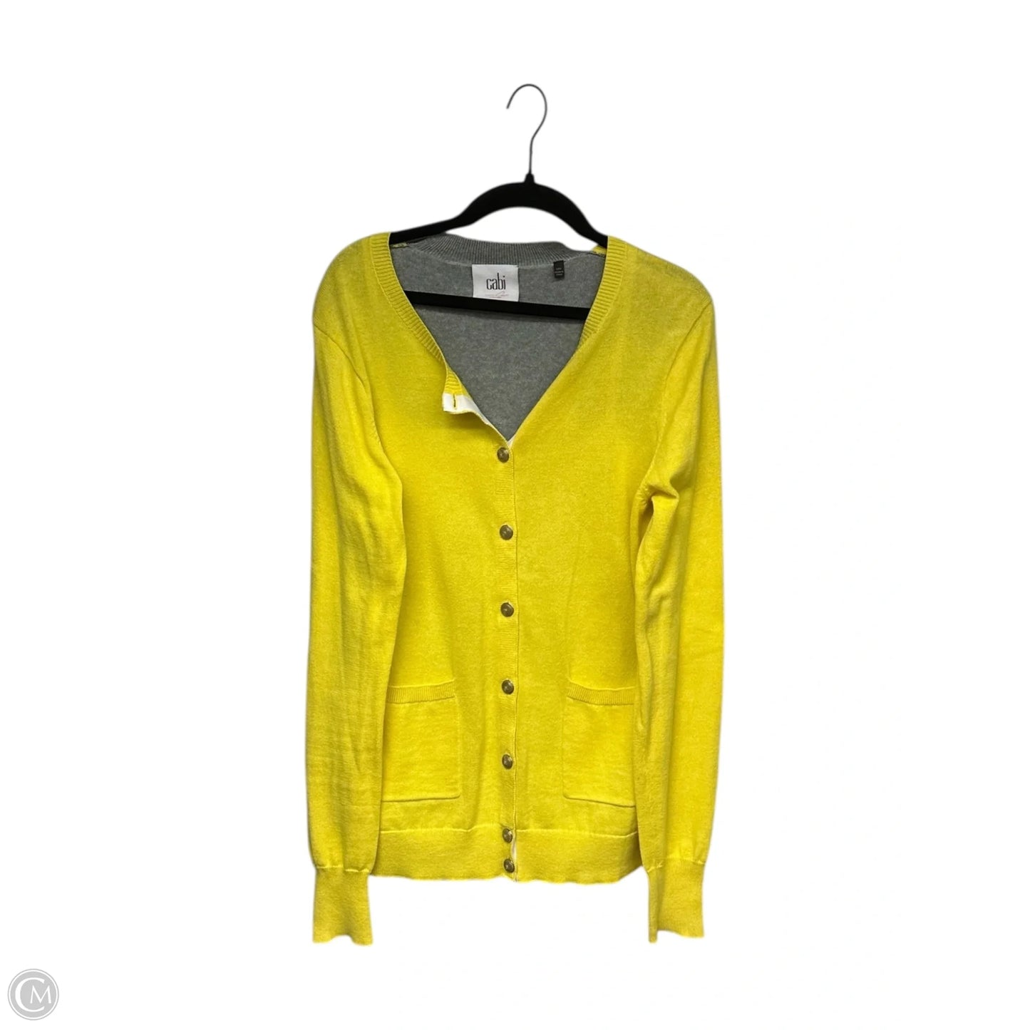 Cardigan By Cabi In Yellow, Size: S