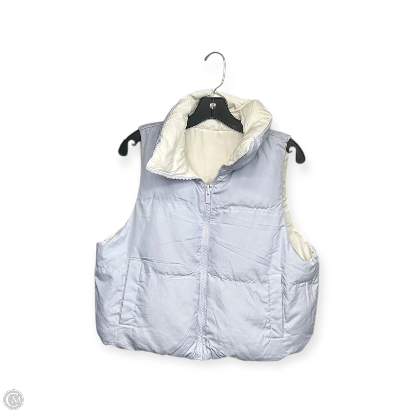 Vest Puffer & Quilted By All In Motion In Black & White, Size: M