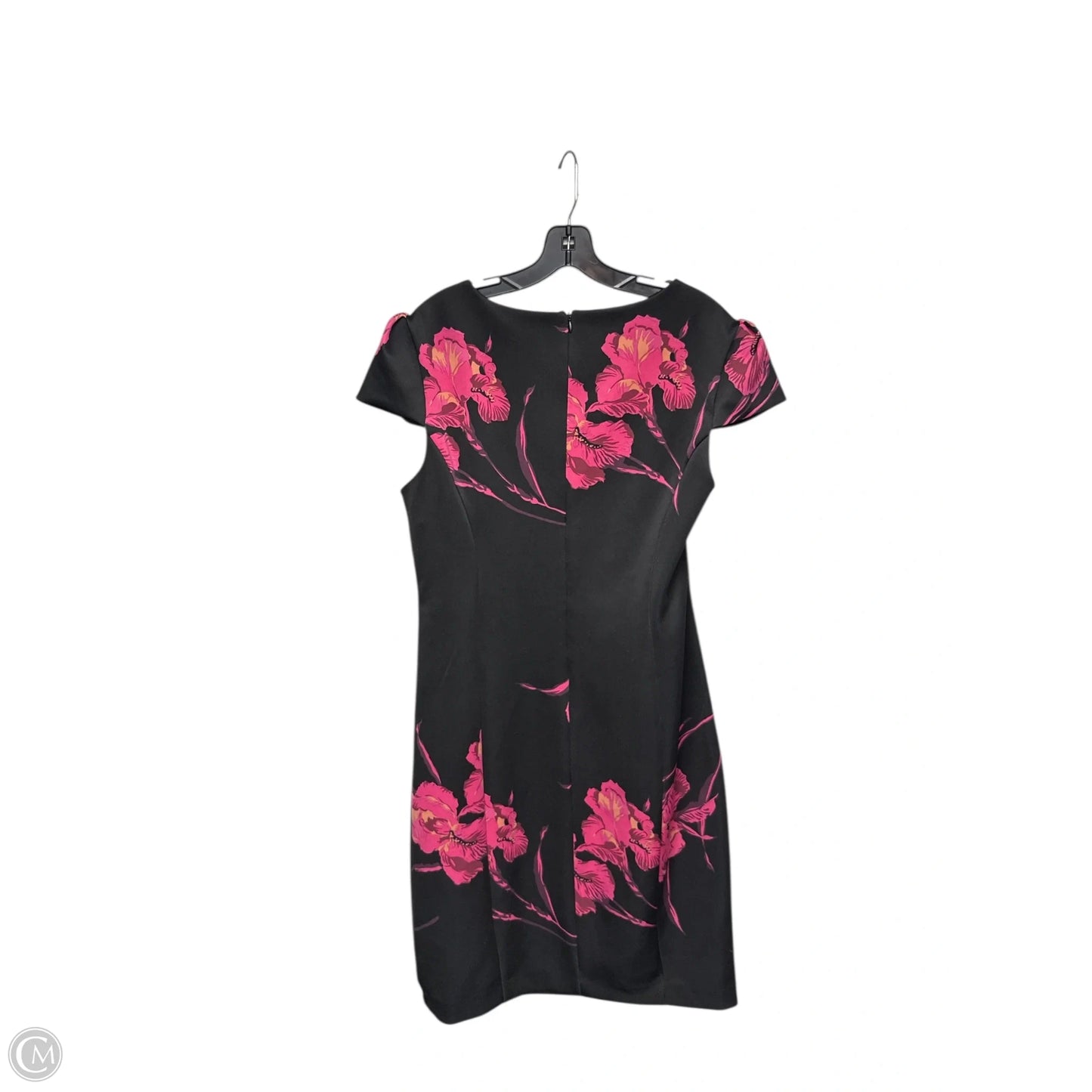 Dress Party Midi By Betsey Johnson In Black & Pink, Size: 14