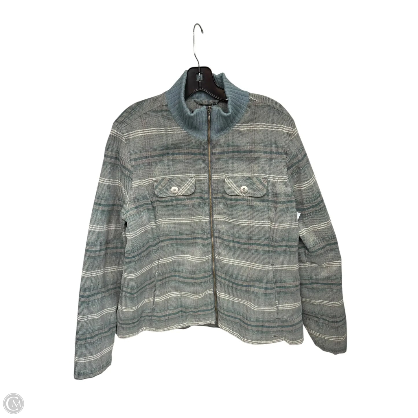 Coat Other By Prana In Blue & Green, Size: Xl