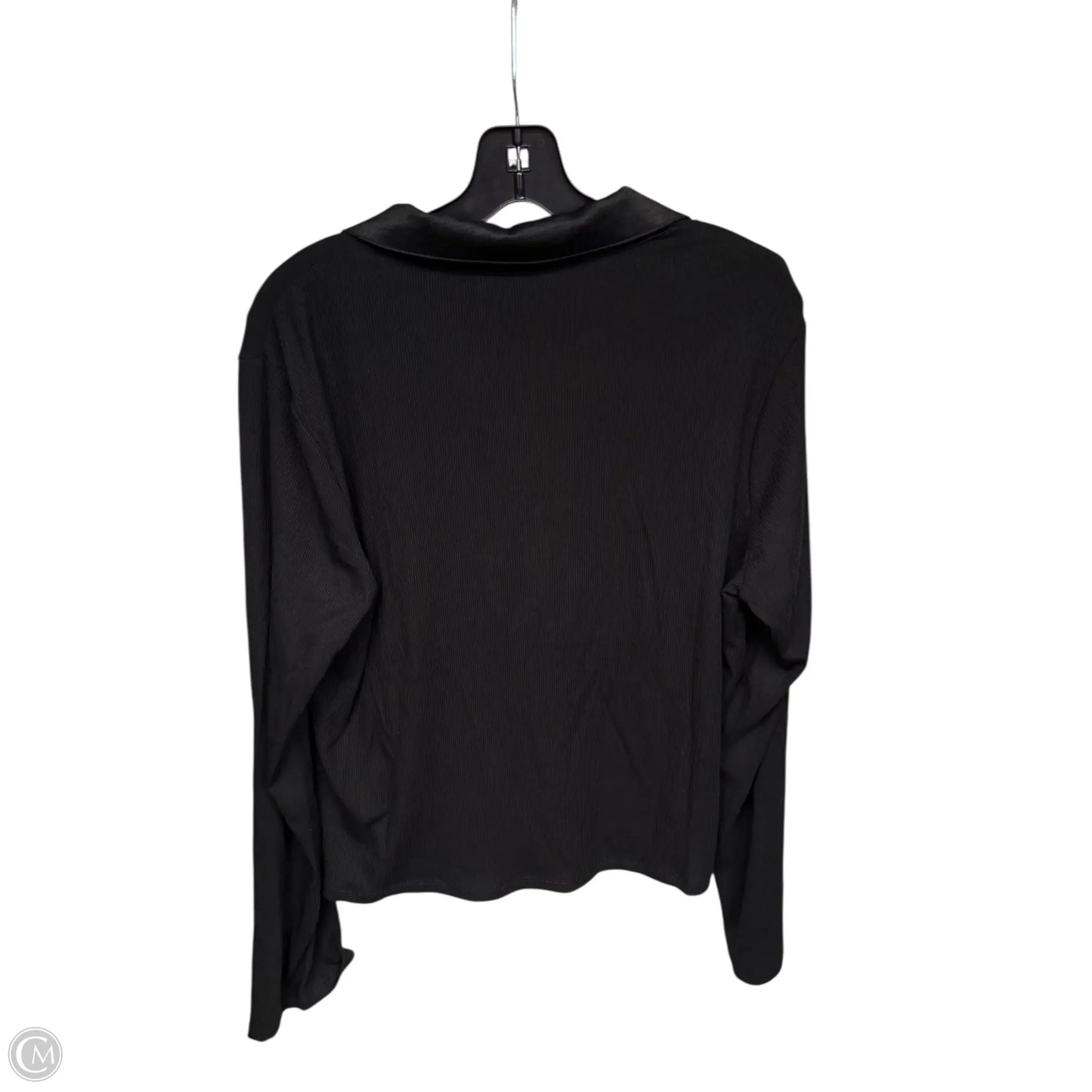 Top Long Sleeve By Evereve In Black, Size: Xl
