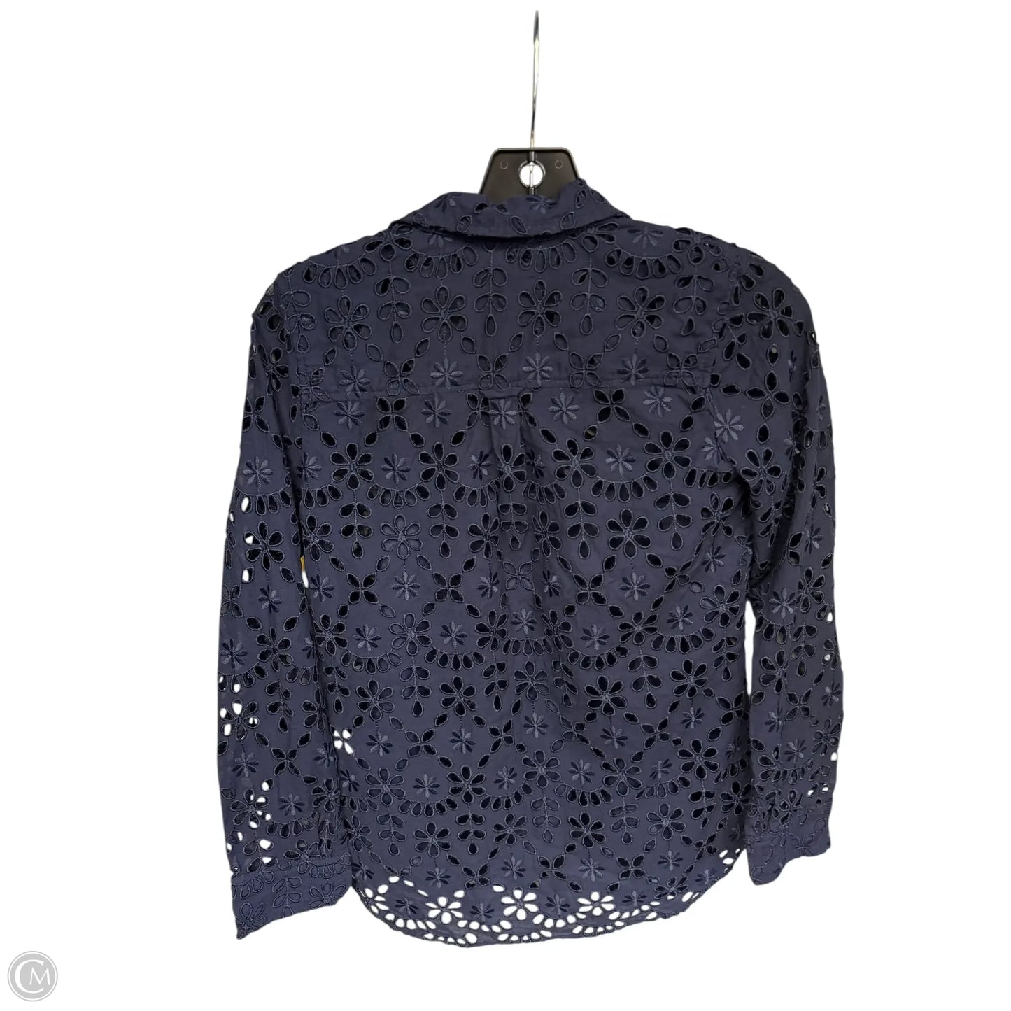 Top Long Sleeve By J. Crew In Navy, Size: Xs