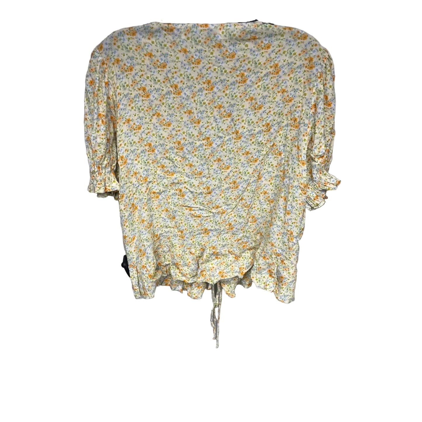 Top Short Sleeve By Sophie Rue In Yellow, Size: Xl