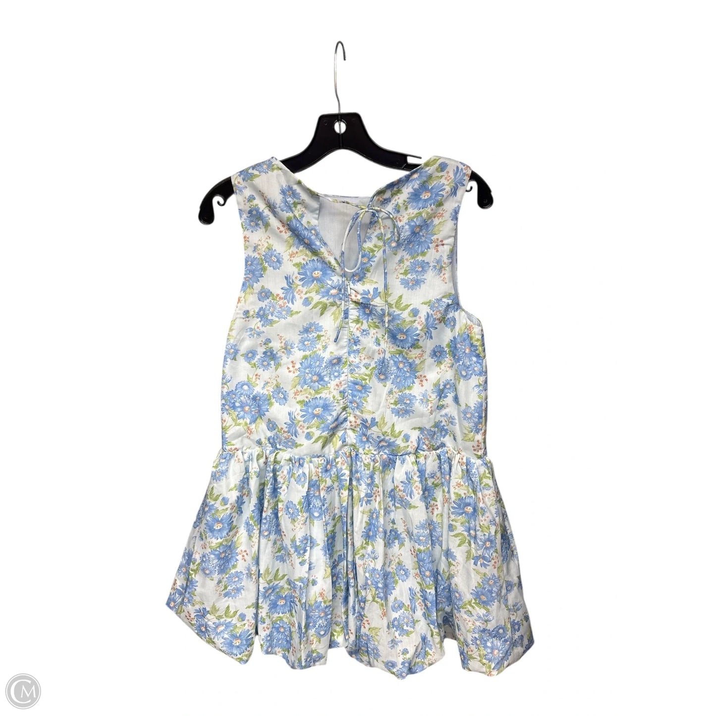 Dress Party Short By Clothes Mentor In Blue & White, Size: Xs