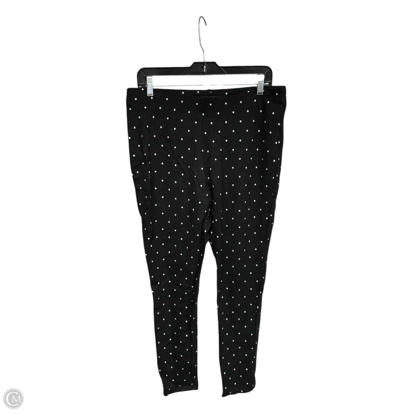 Pants Leggings By Chicos In Polkadot Pattern, Size: 12