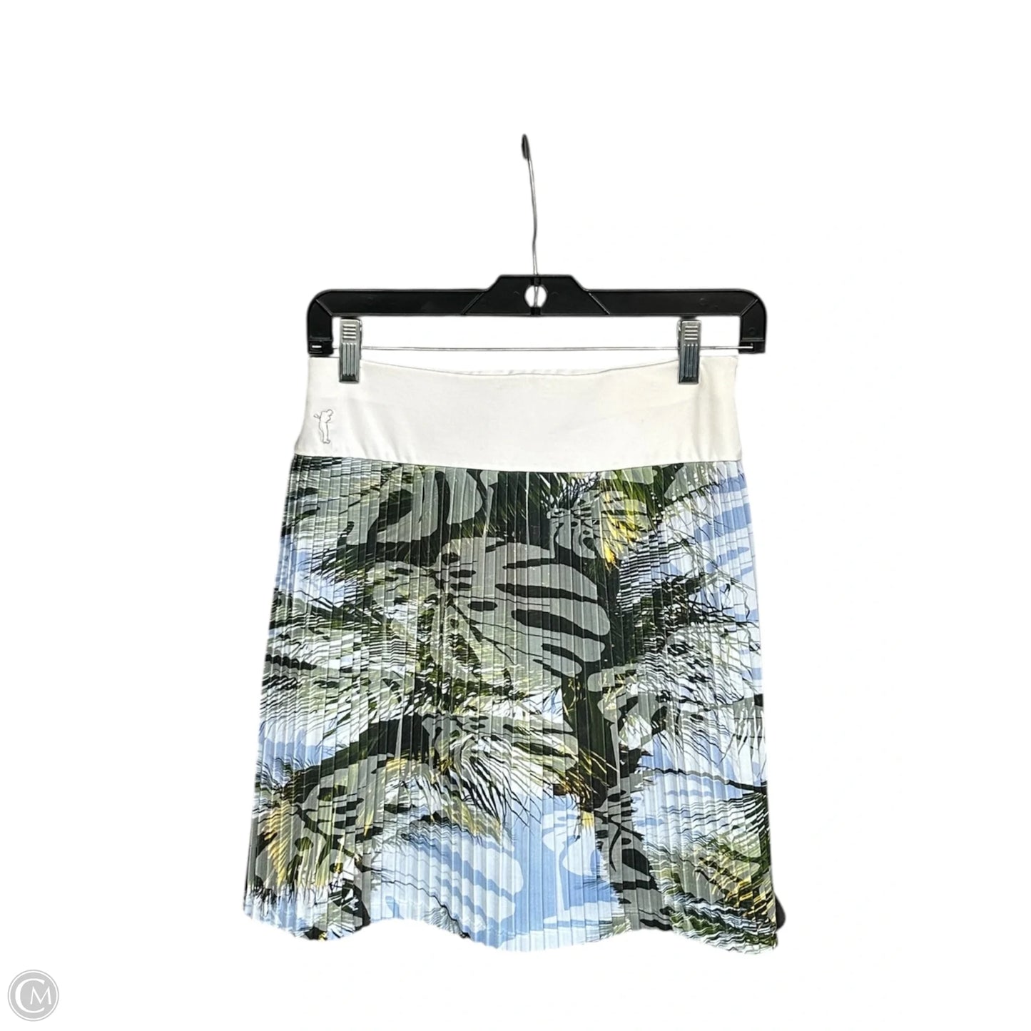 Athletic Skort By Clothes Mentor In Blue & Green, Size: 2