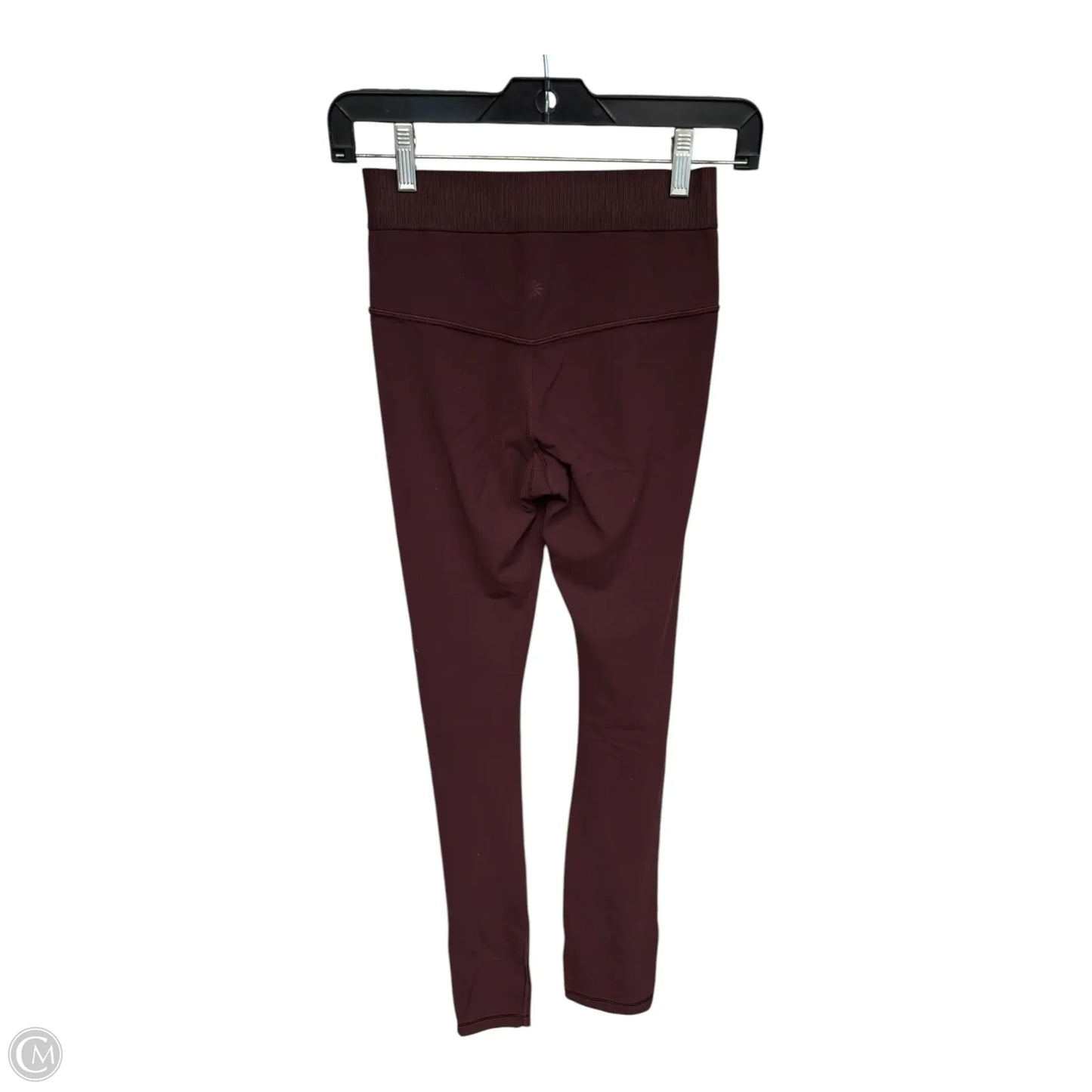 Athletic Leggings By Athleta In Maroon, Size: Xs