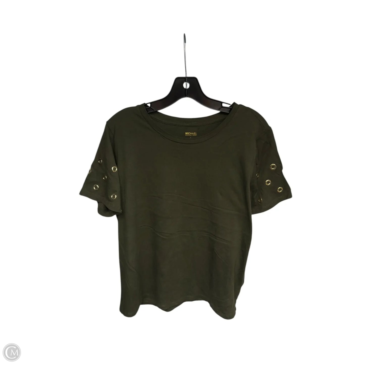 Top Short Sleeve By Michael By Michael Kors In Green, Size: L