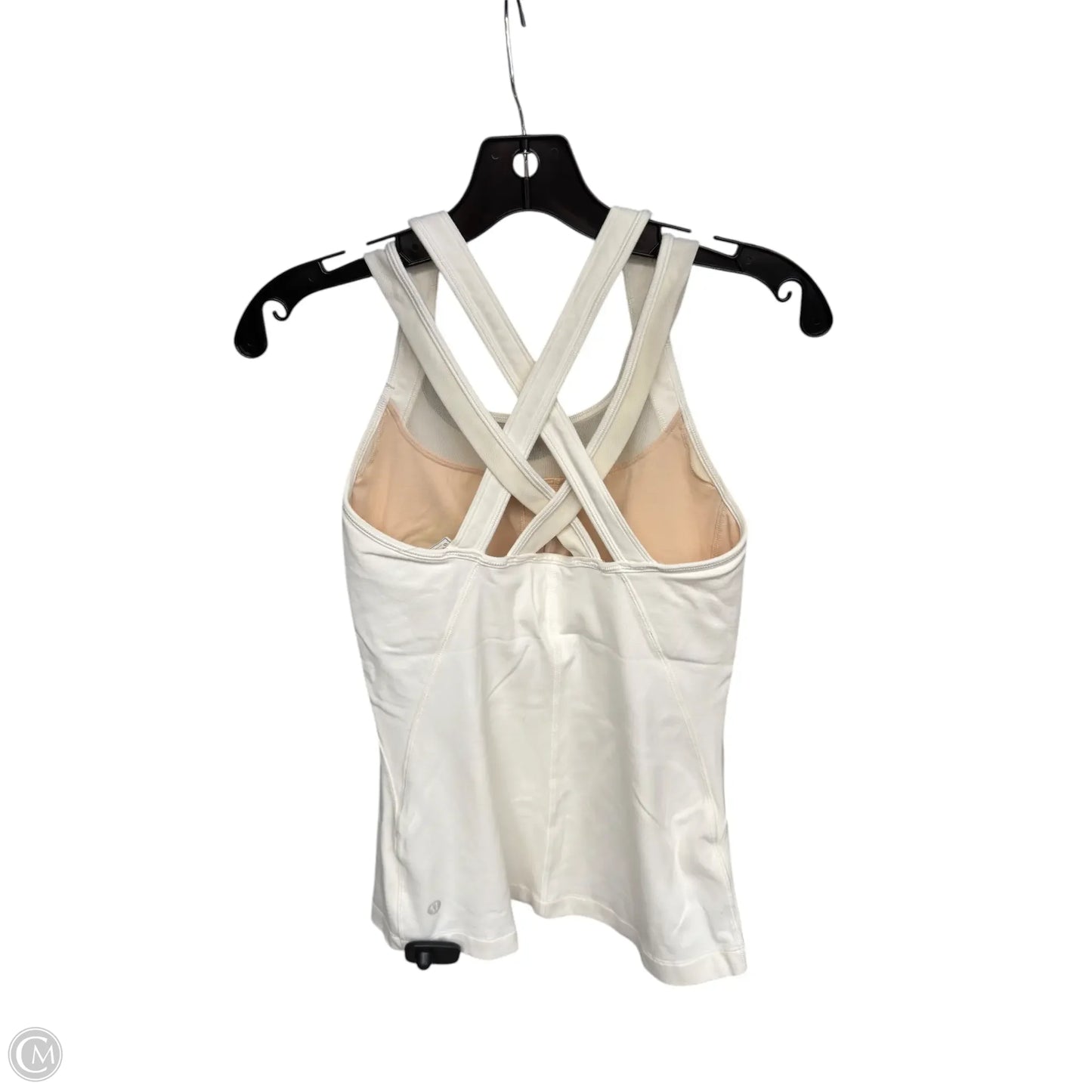 Athletic Tank Top By Lululemon In White, Size: 6