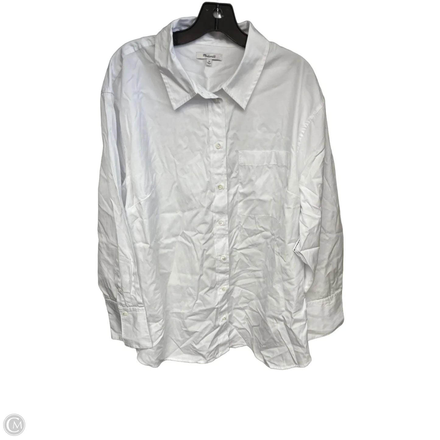 Top Sleeveless By Madewell In White, Size: 2x