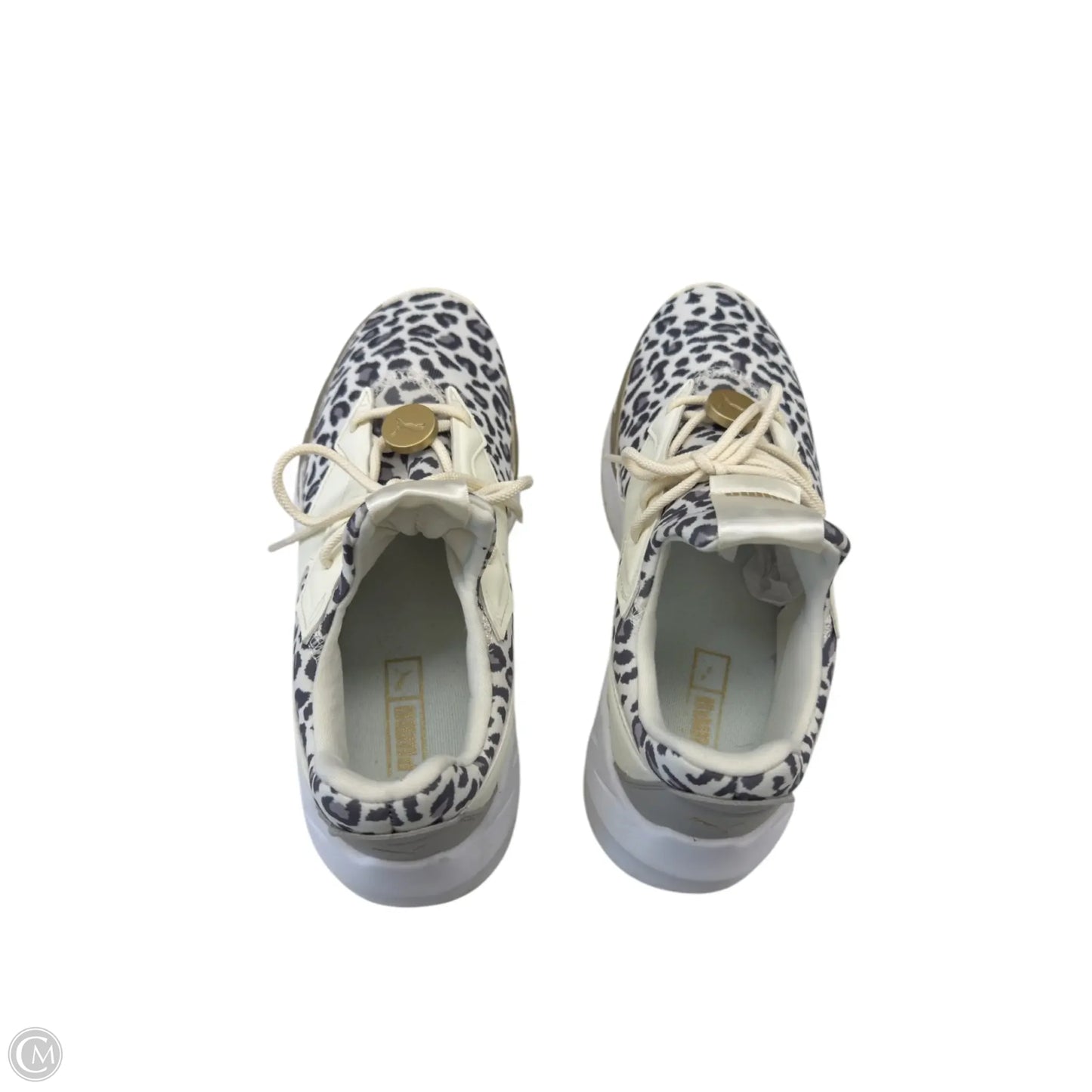 Shoes Sneakers By Puma In Grey & White, Size: 8.5