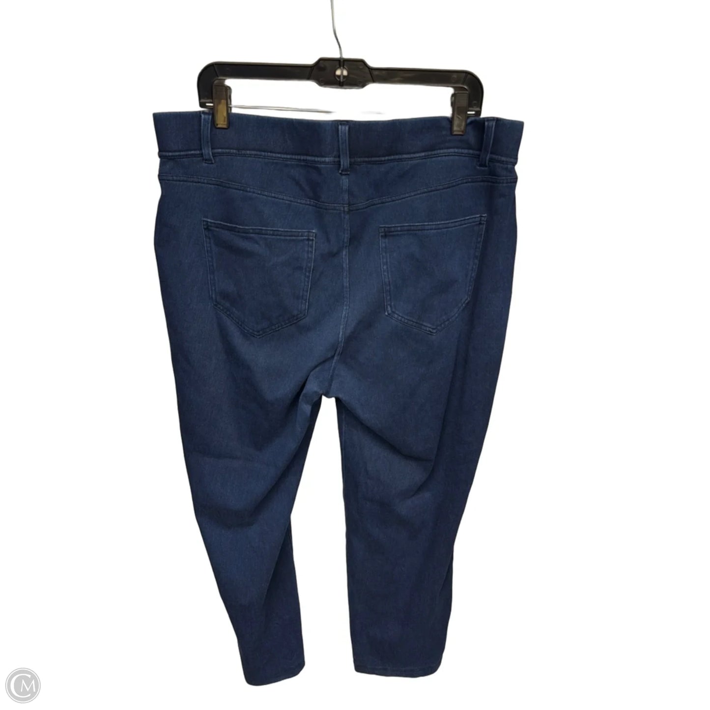 Jeans Straight By Lands End In Blue Denim, Size: 1x