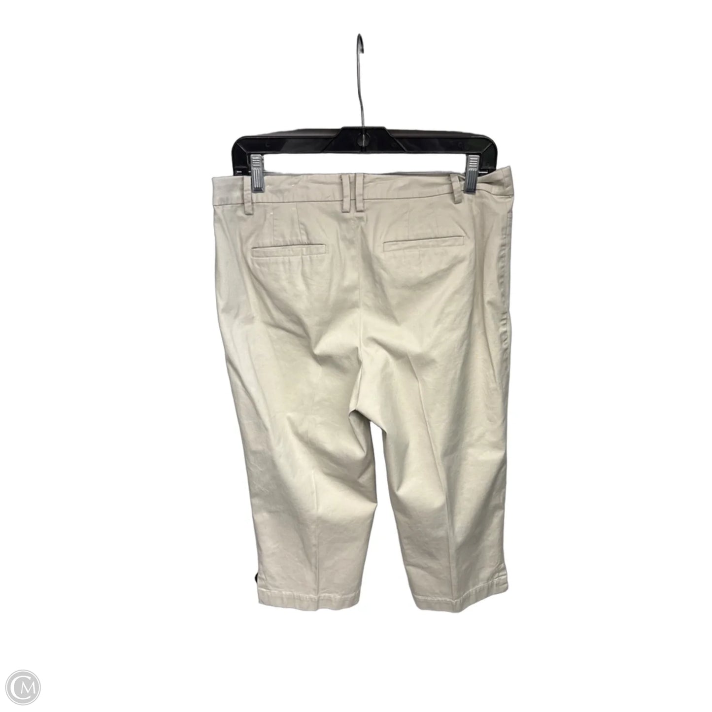 Capris By Talbots In Cream, Size: 8p