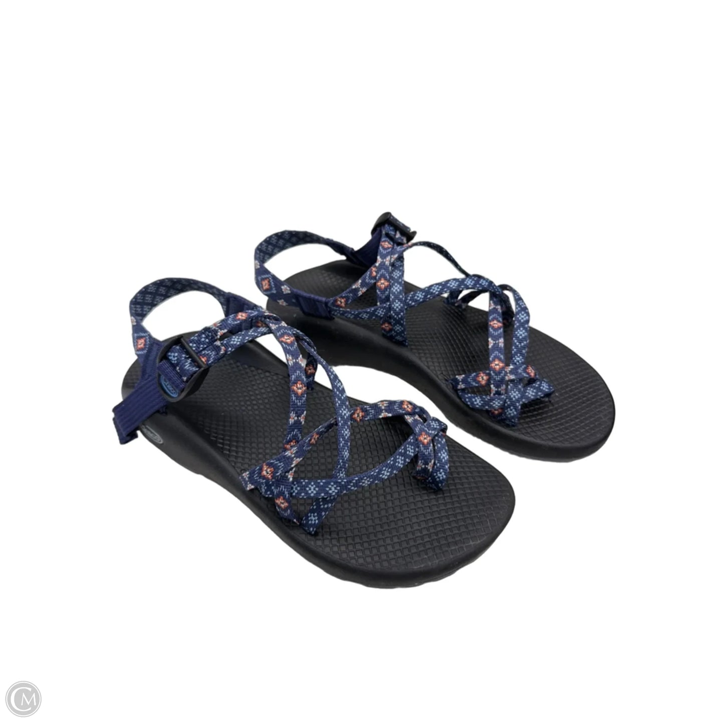 Sandals Flats By Chacos In Black & Blue, Size: 9