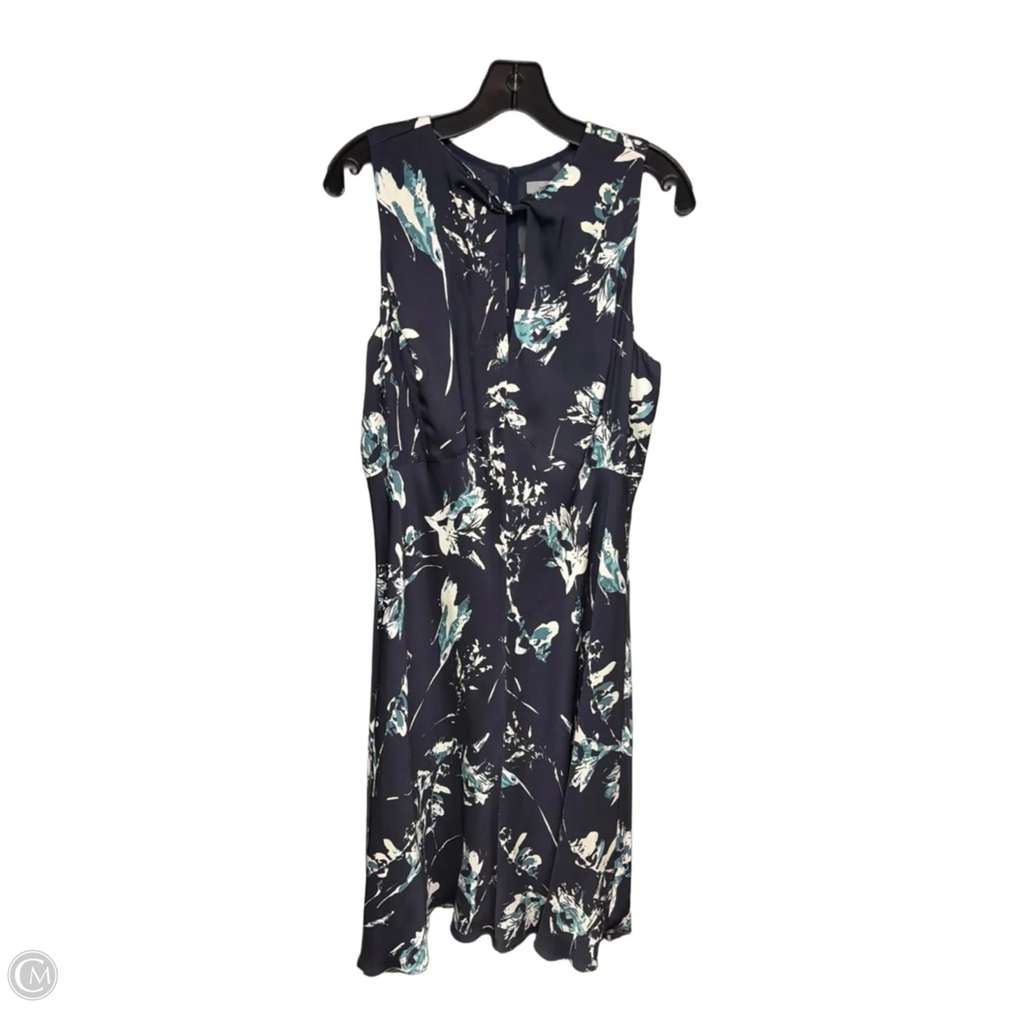 Dress Casual Midi By Classiques Entier In Blue, Size: 12