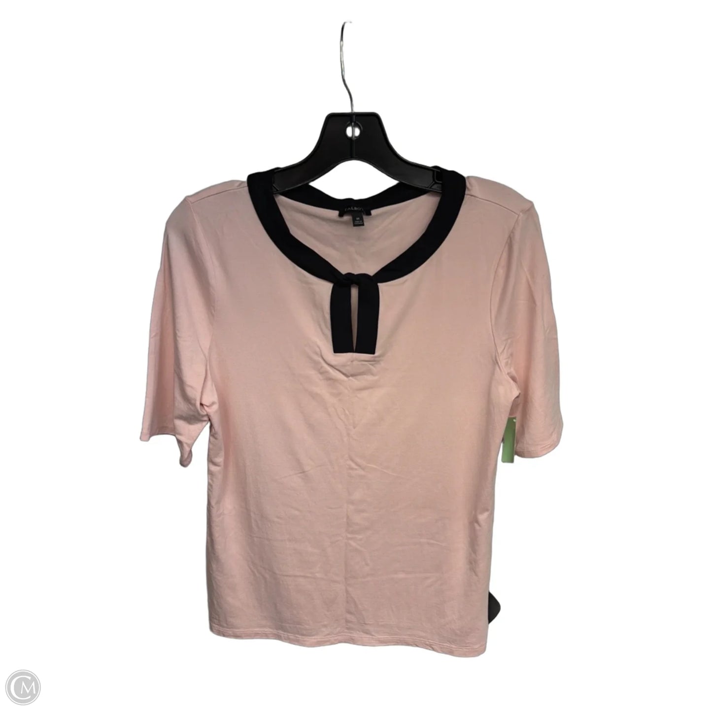 Top Short Sleeve By Talbots In Pink, Size: M