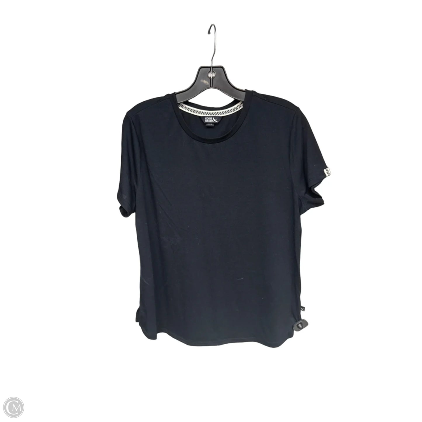 Top Short Sleeve Basic By Eddie Bauer In Black, Size: L