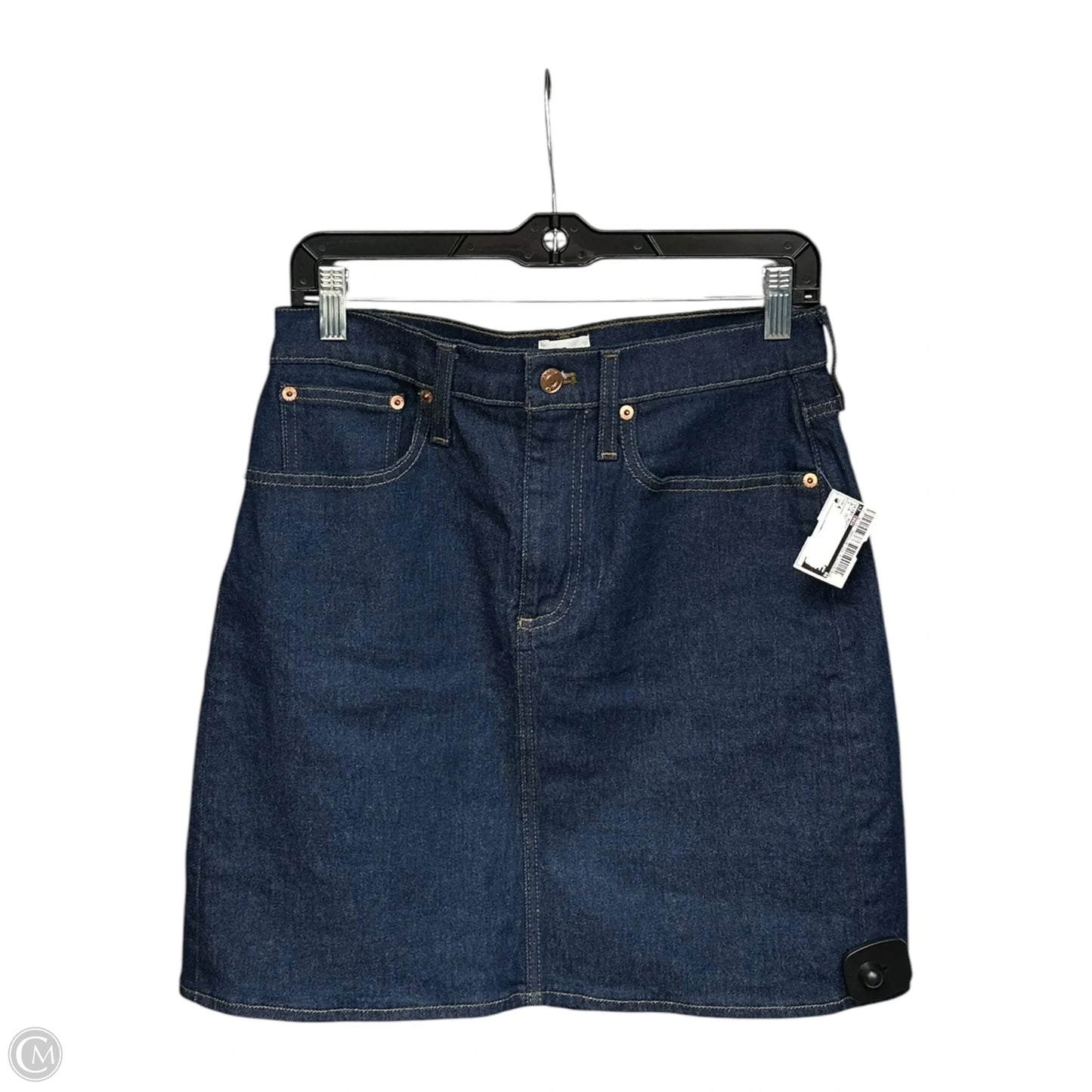 Skirt Midi By J. Crew In Blue Denim, Size: 4
