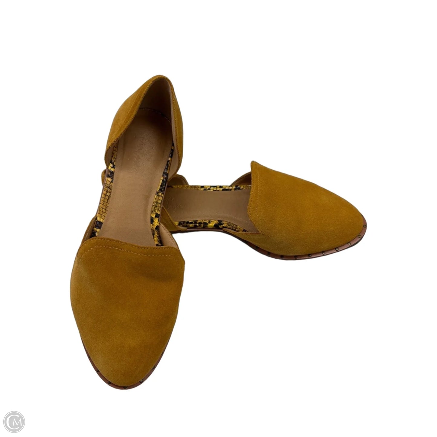 Shoes Flats By Crown Vintage In Yellow, Size: 6