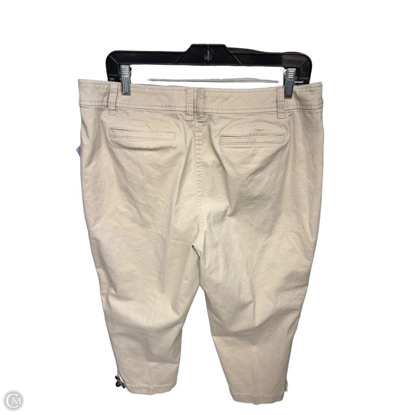 Pants Cropped By Talbots In Tan, Size: 12