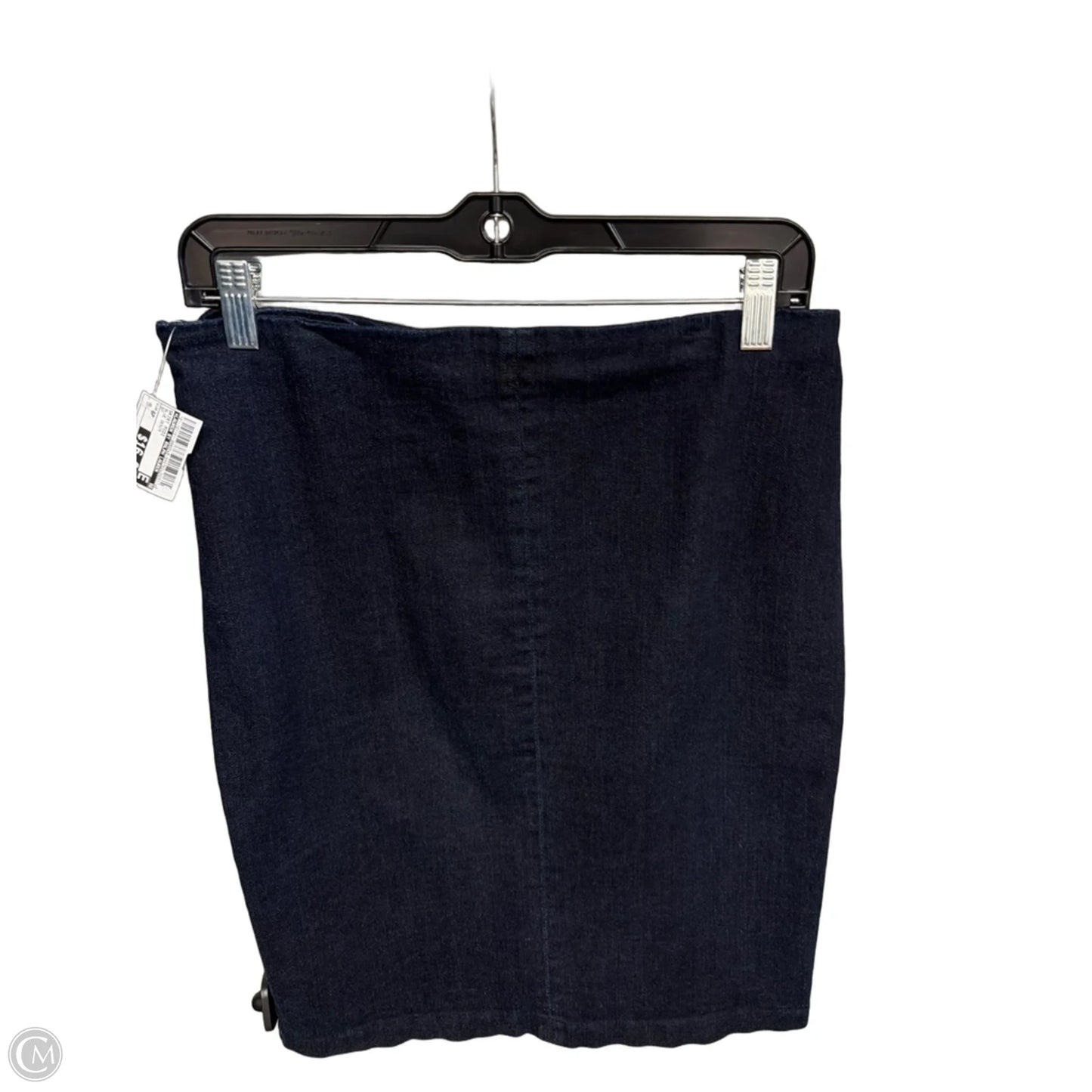 Skirt Midi By Lauren By Ralph Lauren In Blue Denim, Size: 6p