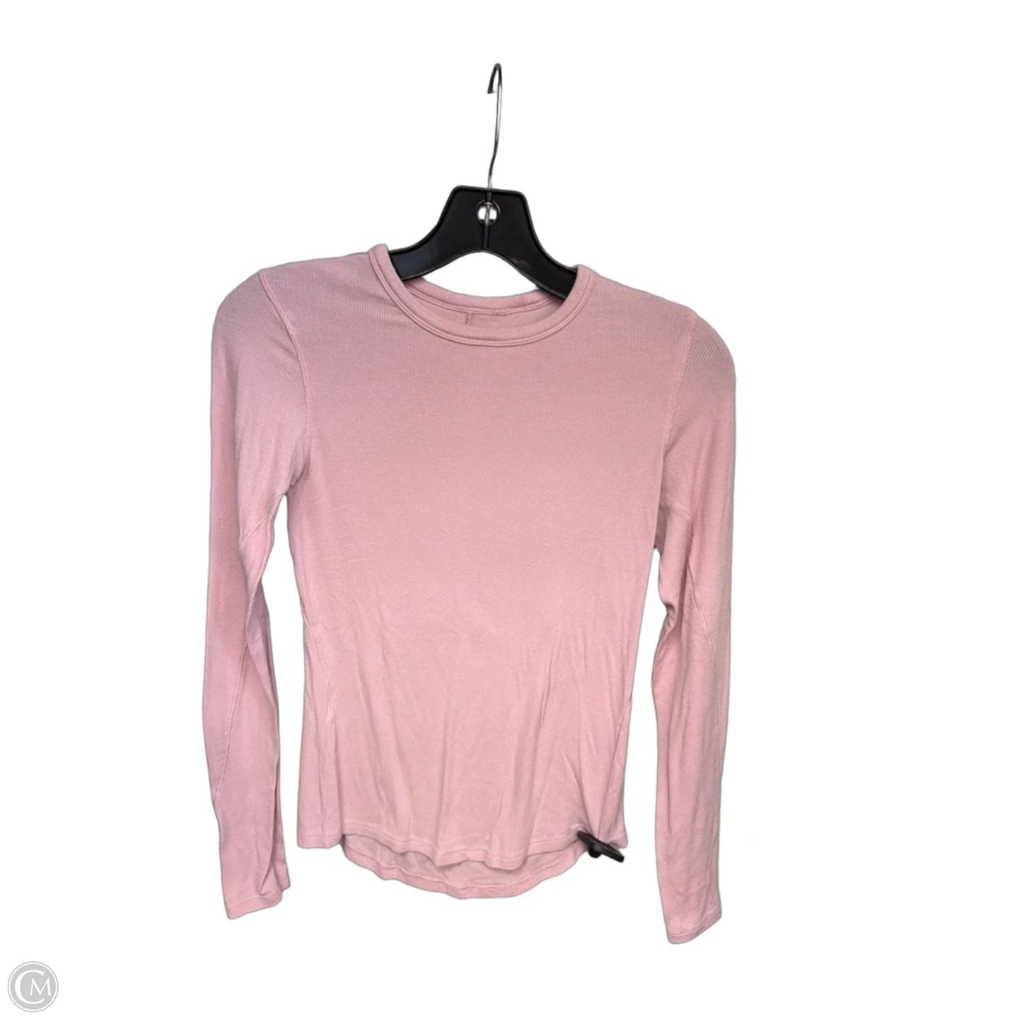 Athletic Top Long Sleeve Crewneck By Lululemon In Pink