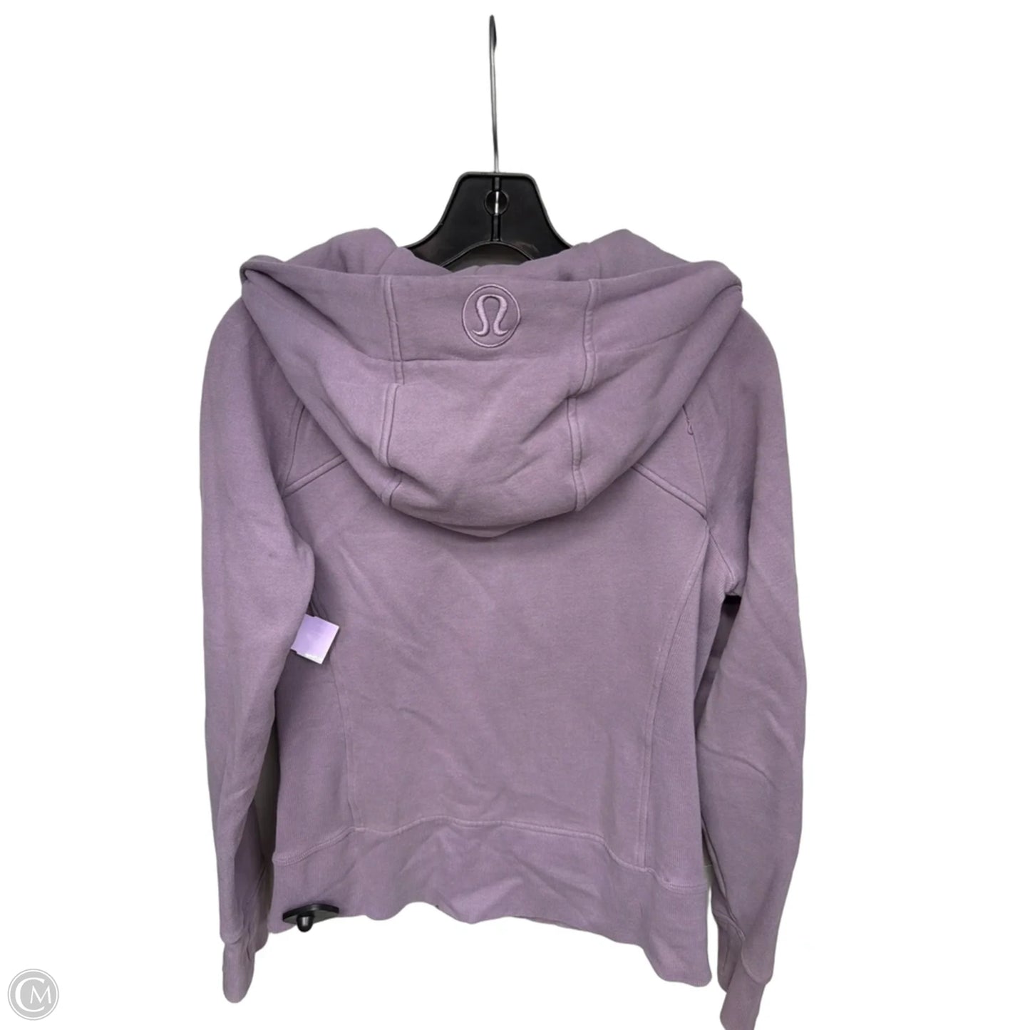 Athletic Sweatshirt Hoodie By Lululemon In Purple, Size: 8