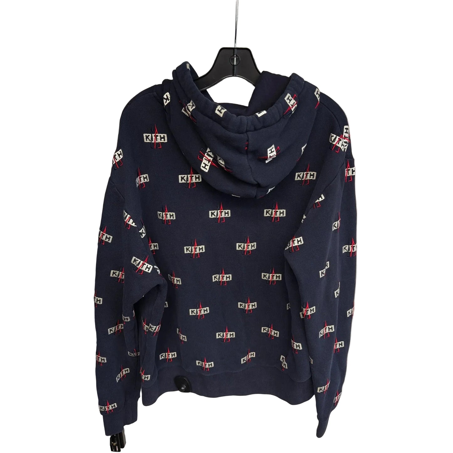 Sweater Cardigan Luxury Designer By Moncler In Navy, Size: M