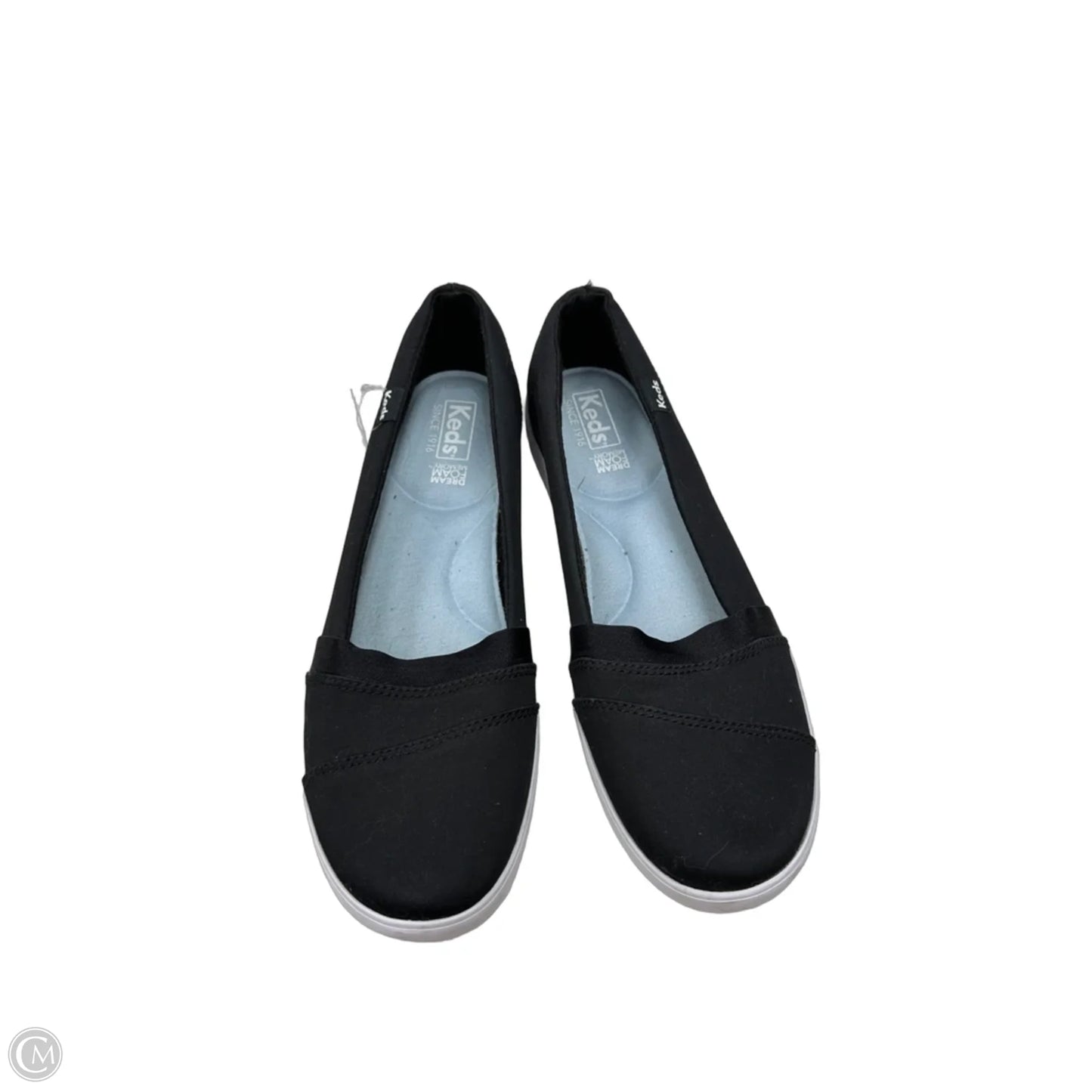Shoes Flats By Keds In Black & White, Size: 8