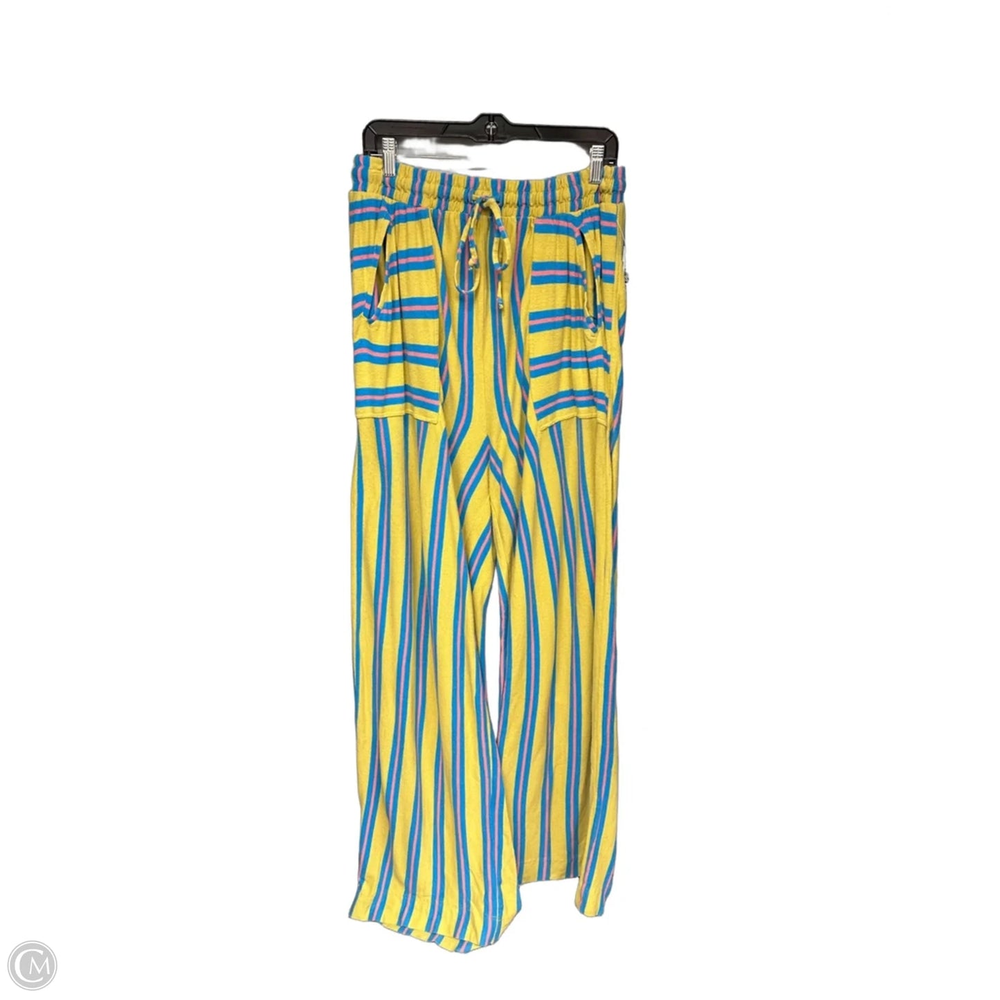 Pants Lounge By Free People In Striped Pattern, Size: L