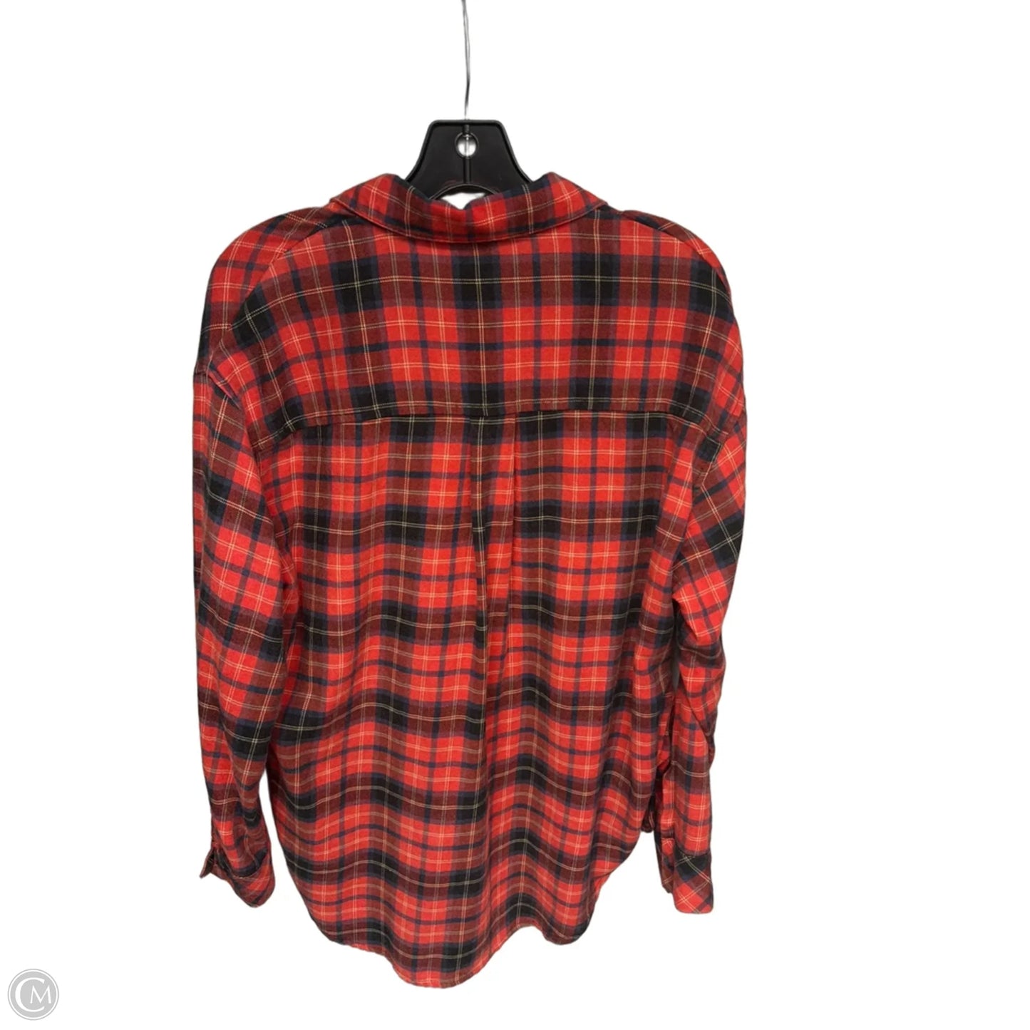 Top Long Sleeve By Wild Fable In Red, Size: Xs