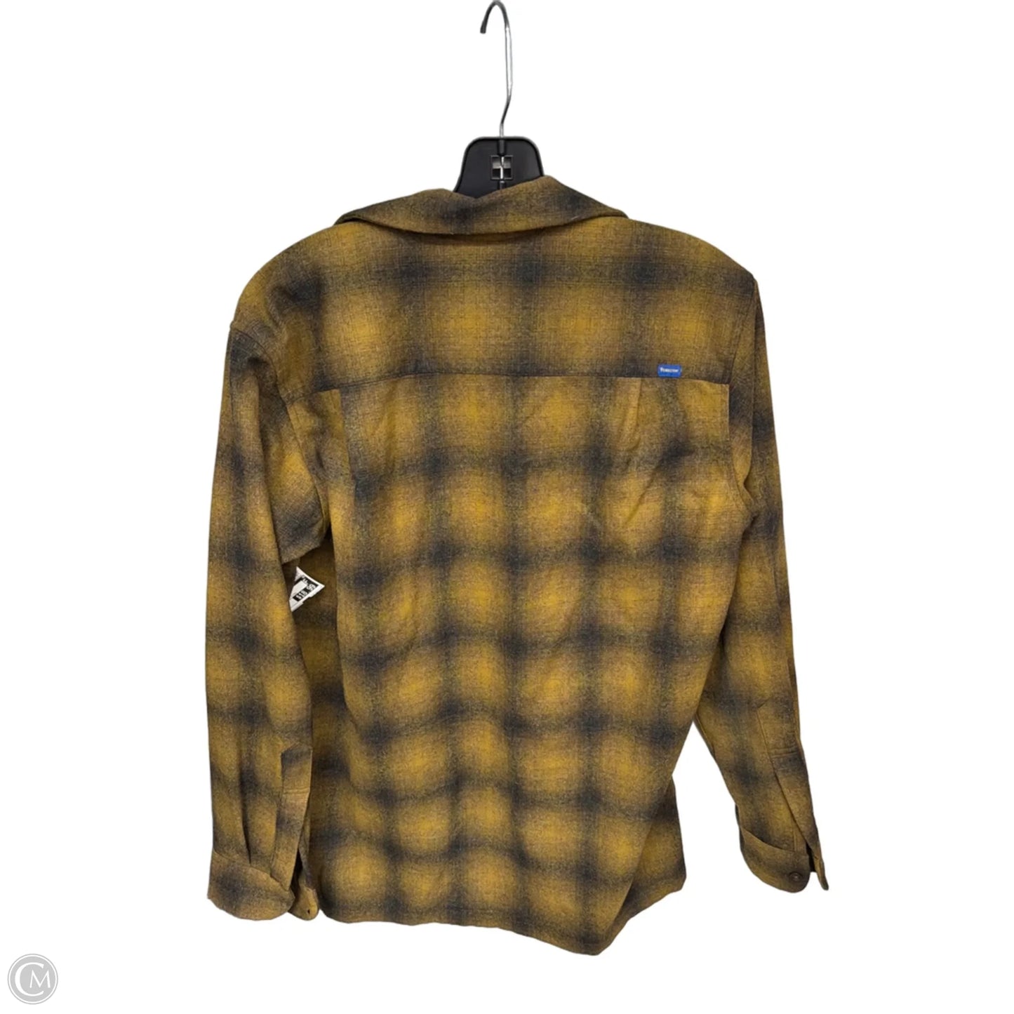 Top Long Sleeve By Pendleton In Brown & Green, Size: S
