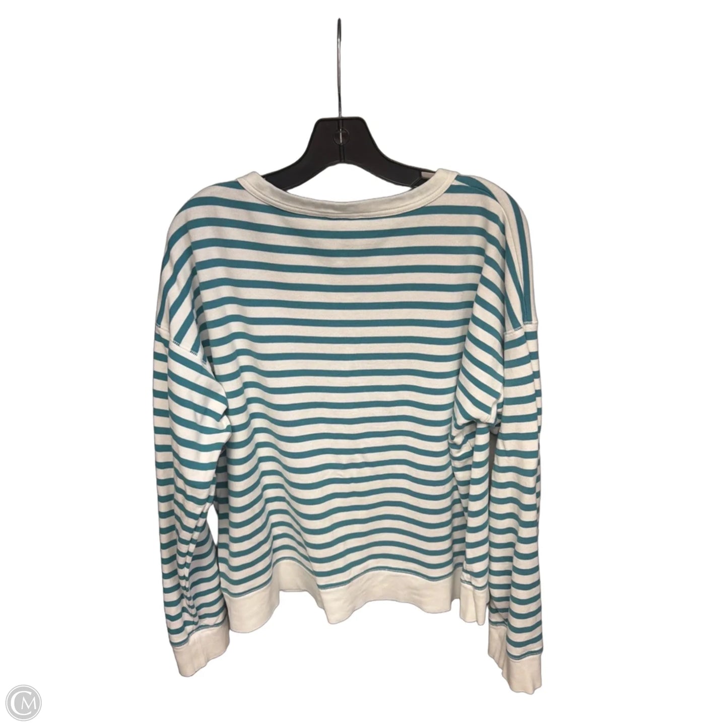 Sweater By J. Crew In Blue & Grey, Size: Xl