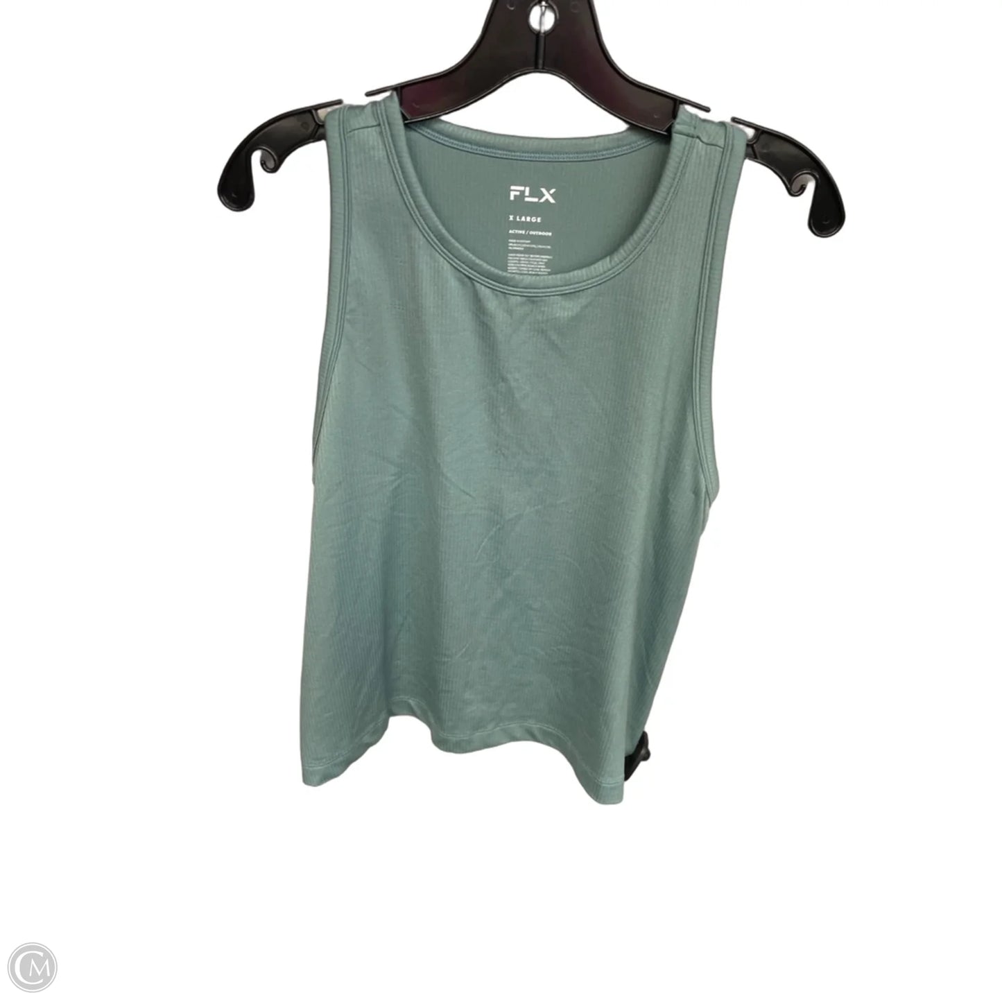 Athletic Tank Top By Flx In Green, Size: Xl