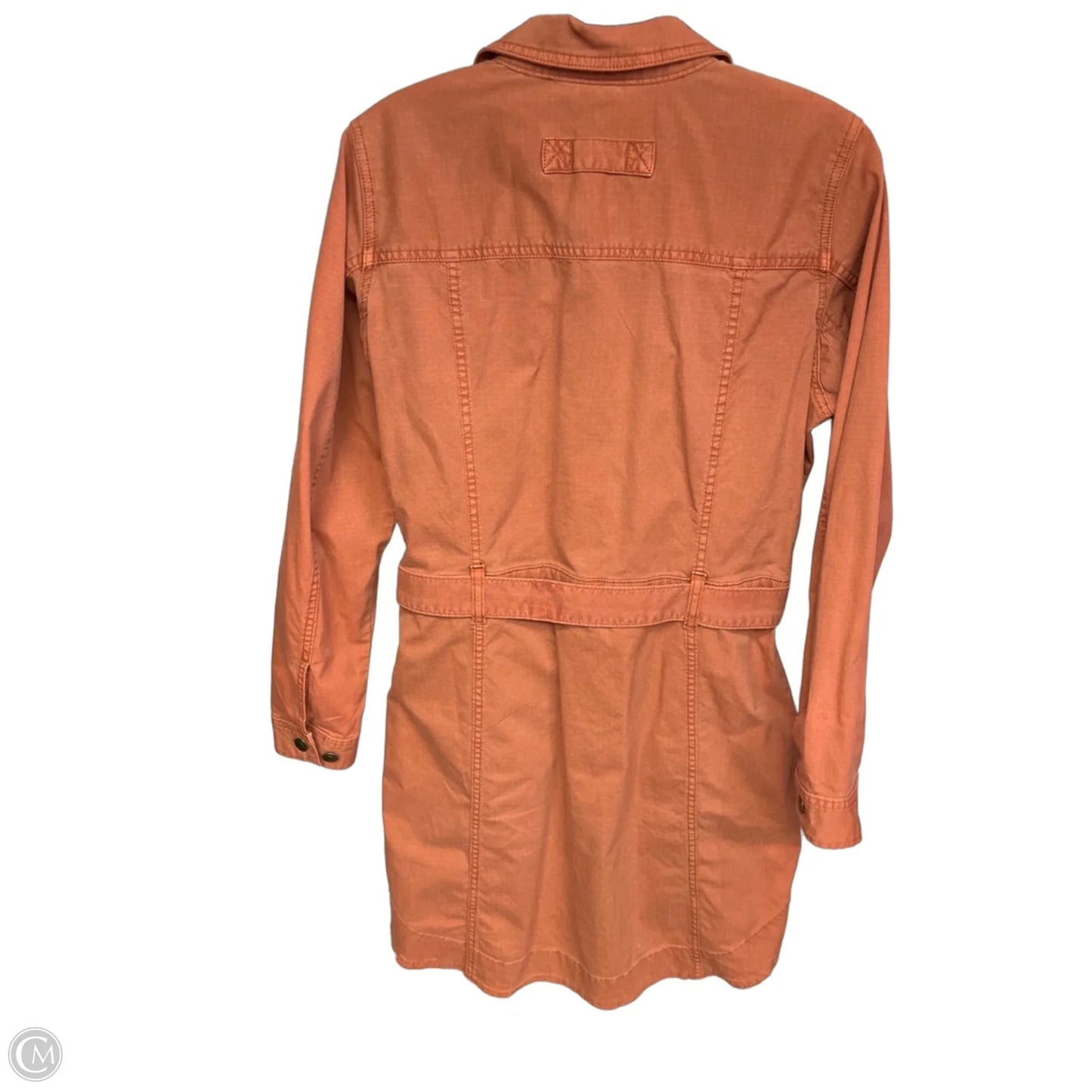 Dress Casual Midi By Duluth Trading In Orange, Size: S