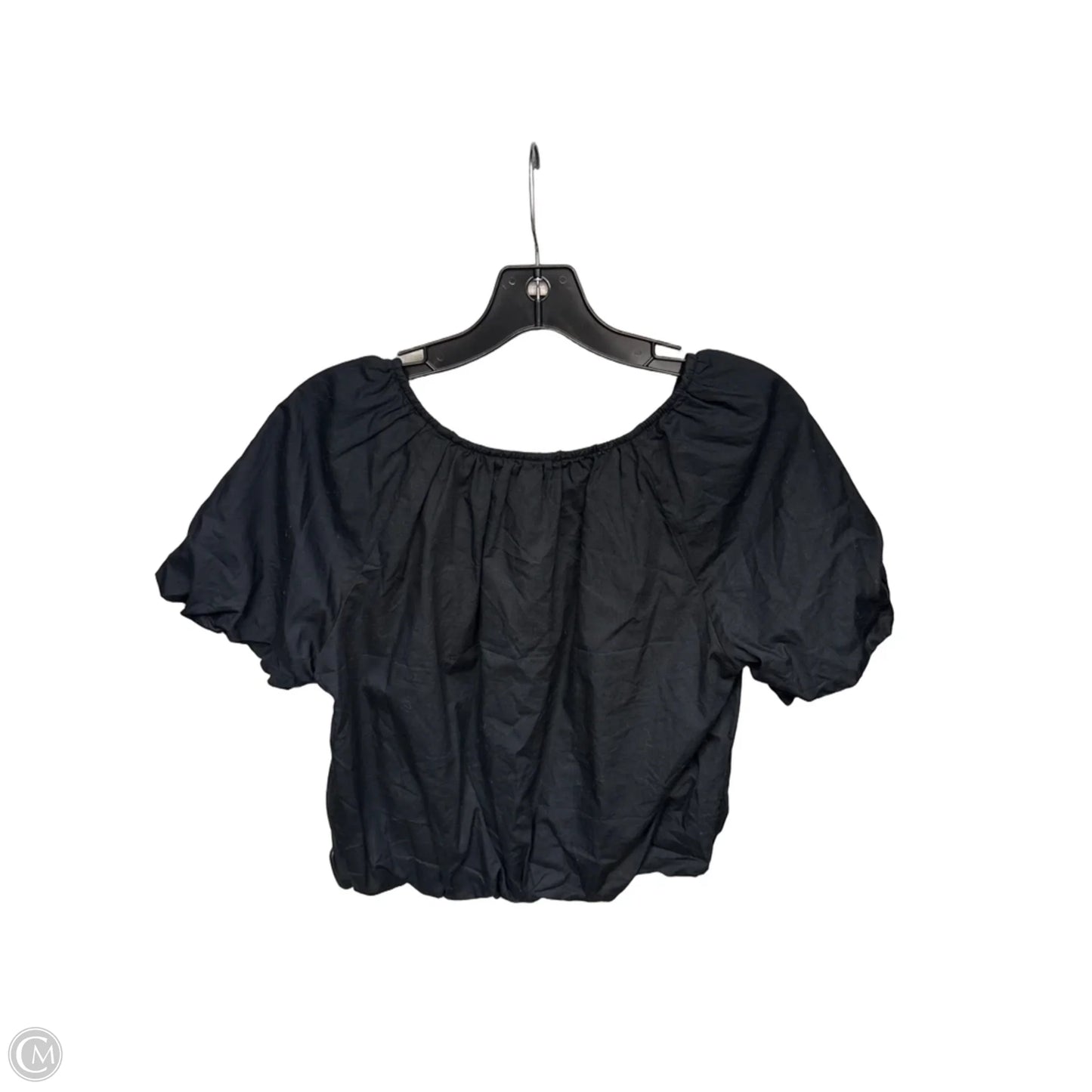 Top Short Sleeve By Anthropologie In Black, Size: Xs