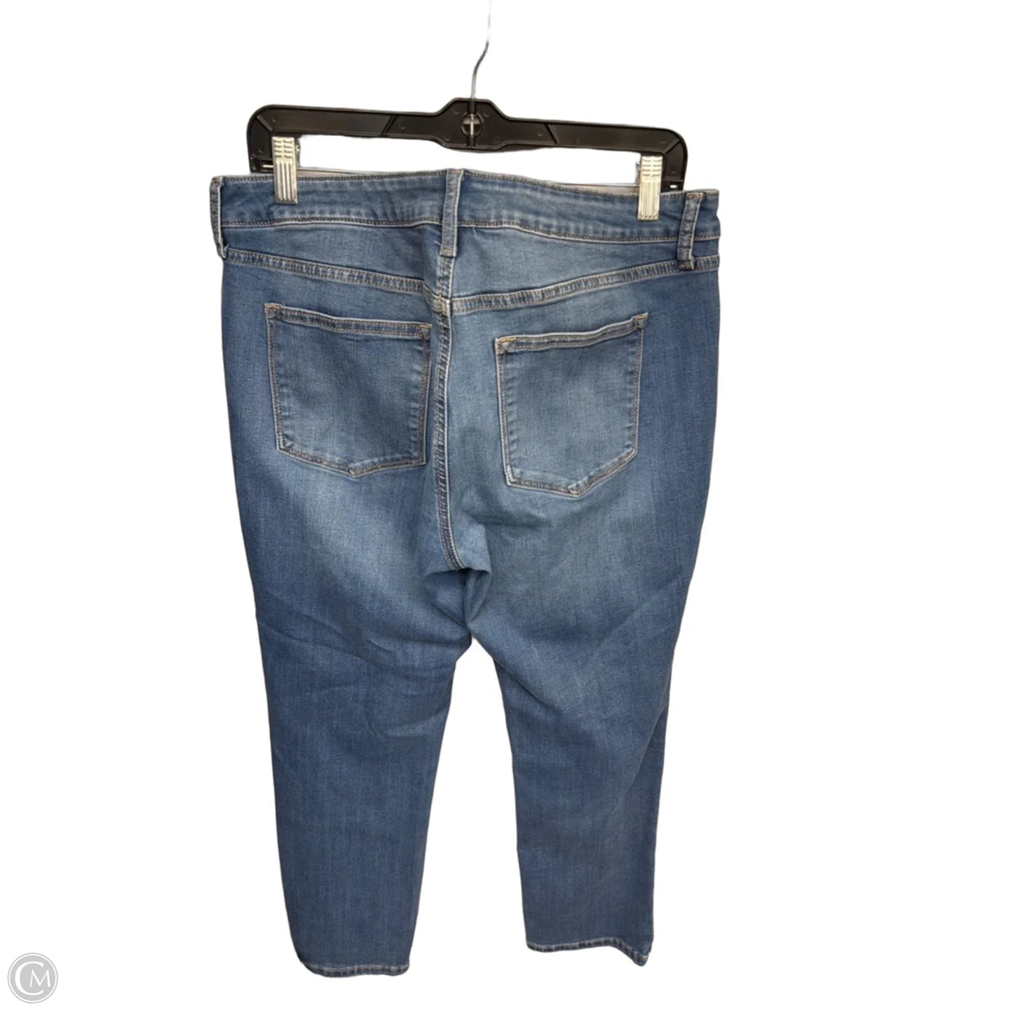 Jeans Straight By Sonoma In Blue Denim, Size: 14