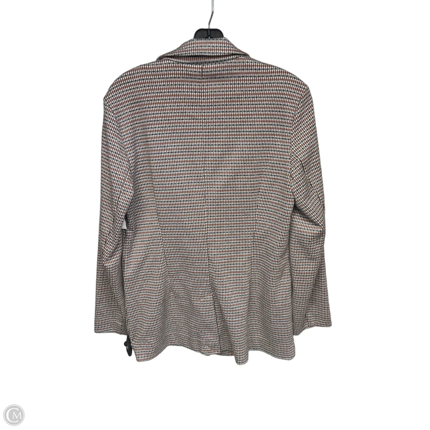 Blazer By Nine West In Plaid Pattern, Size: M